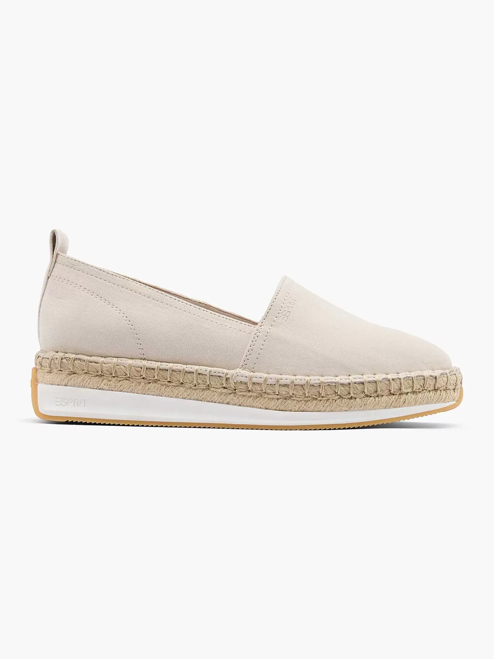 Slipper | Esprit Beige Plateau-Espadrille