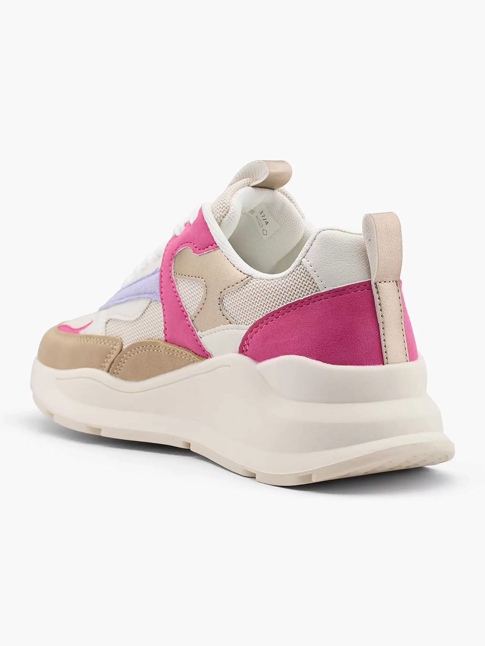 Turnschuhe | Oxmox Beigefarbener, Klobiger Sneaker