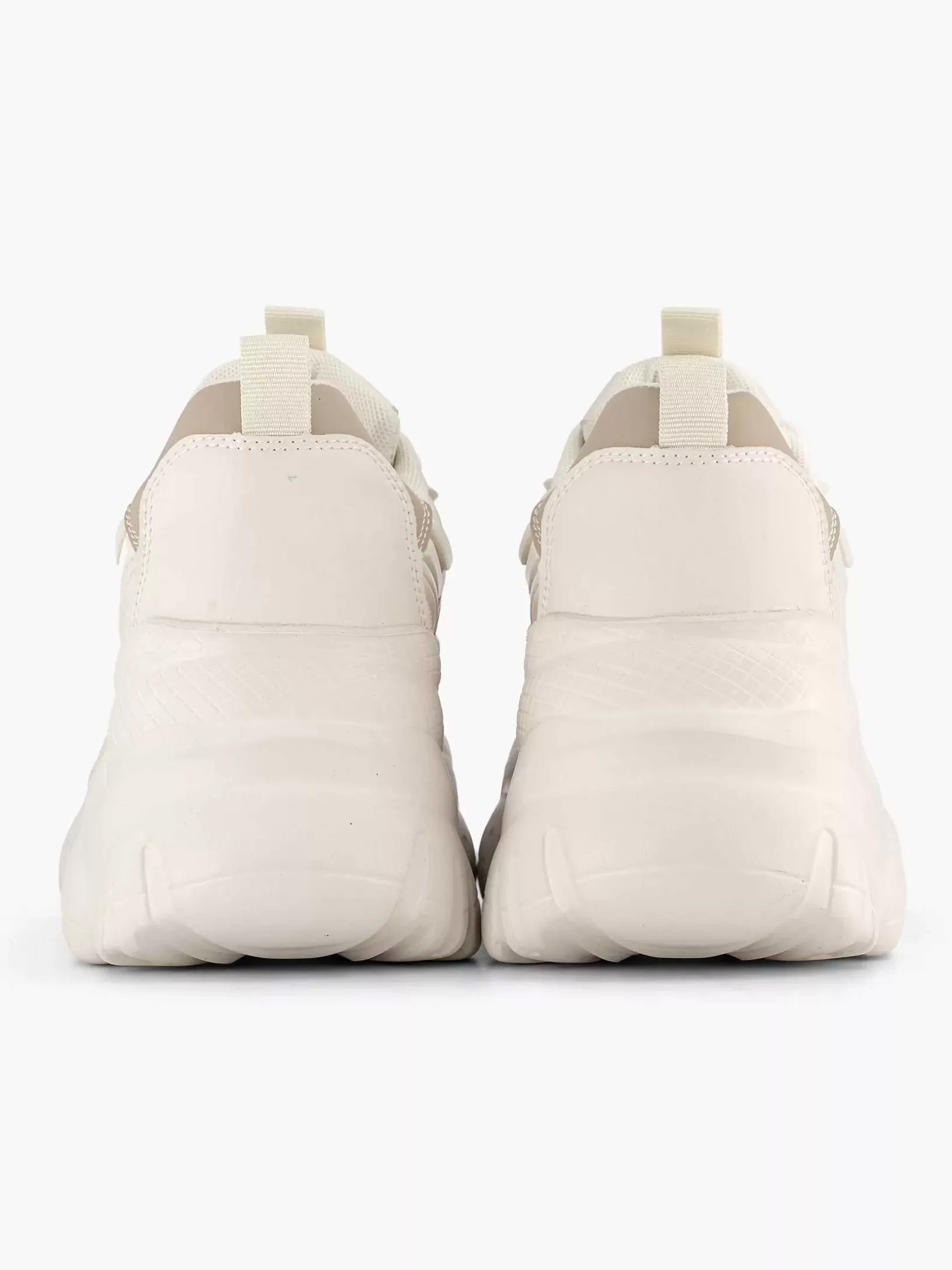 Turnschuhe | Oxmox Beigefarbener, Klobiger Sneaker