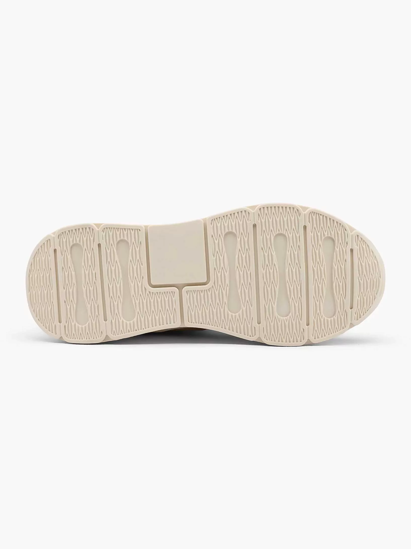 Turnschuhe | Oxmox Beigefarbener, Klobiger Sneaker