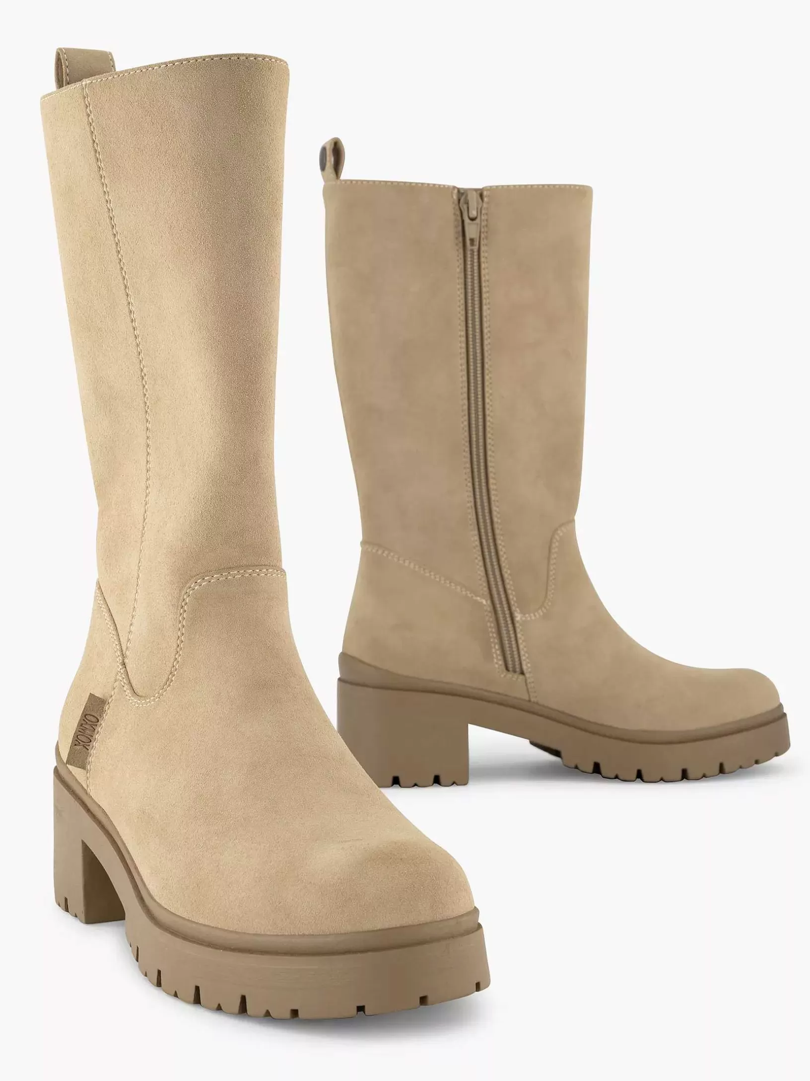 Jungenschuhe | Oxmox Beiger Langer Stiefel