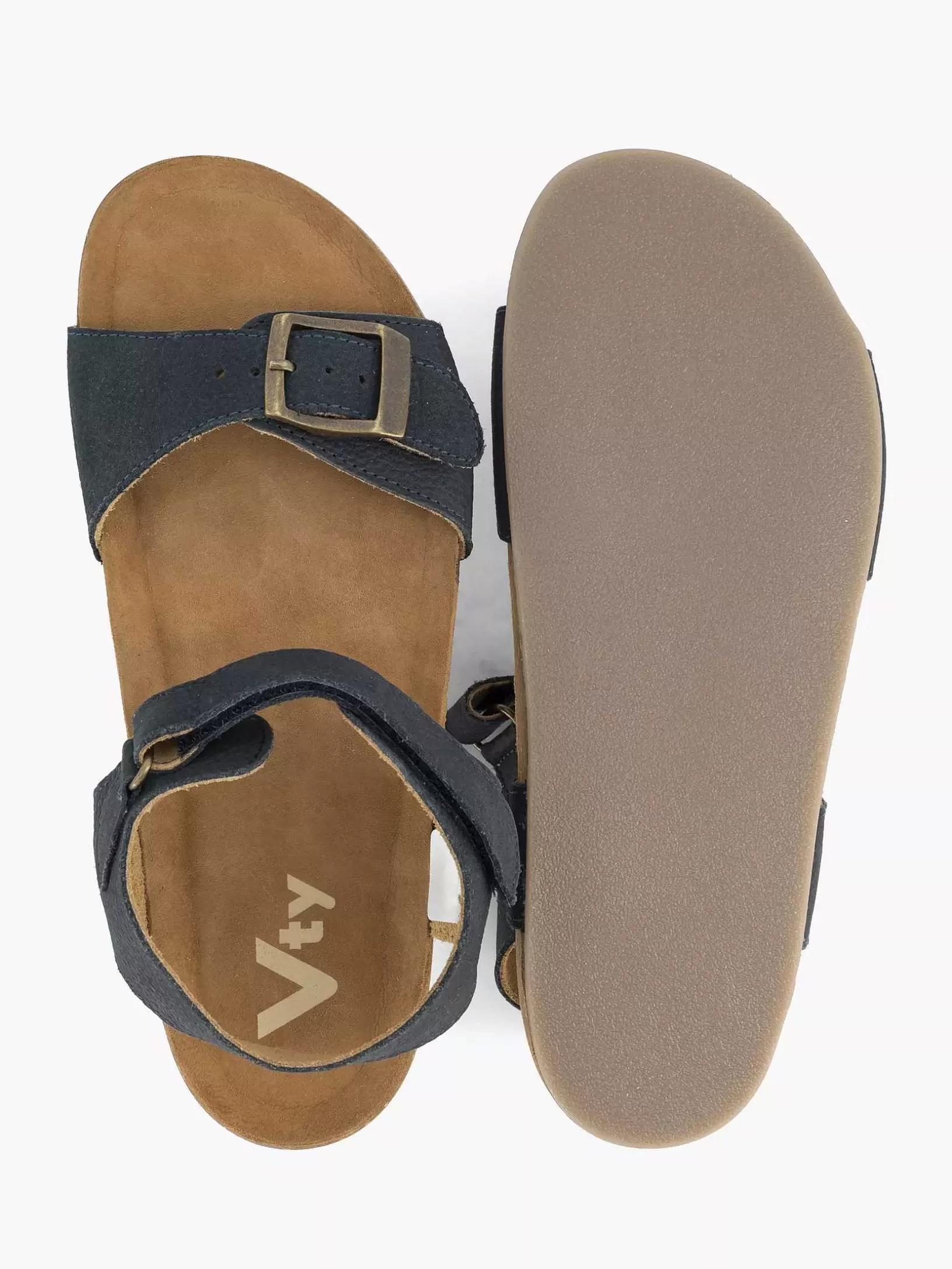 Jungenschuhe | Vty Blaue Ledersandale