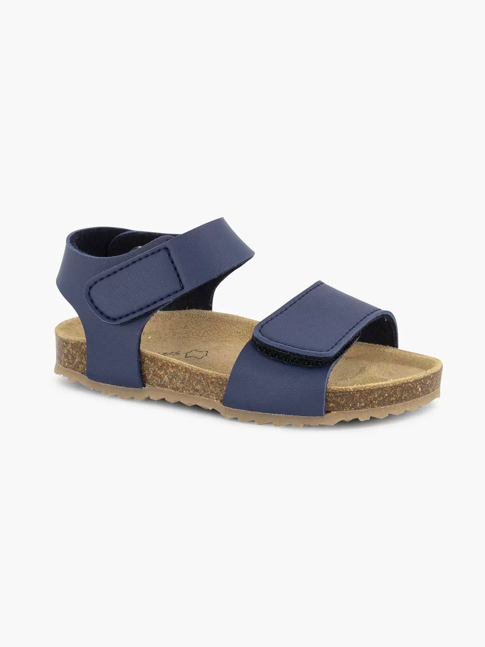 Jungenschuhe | Bobbi-Shoes Blaue Sandale Mit Klettverschluss