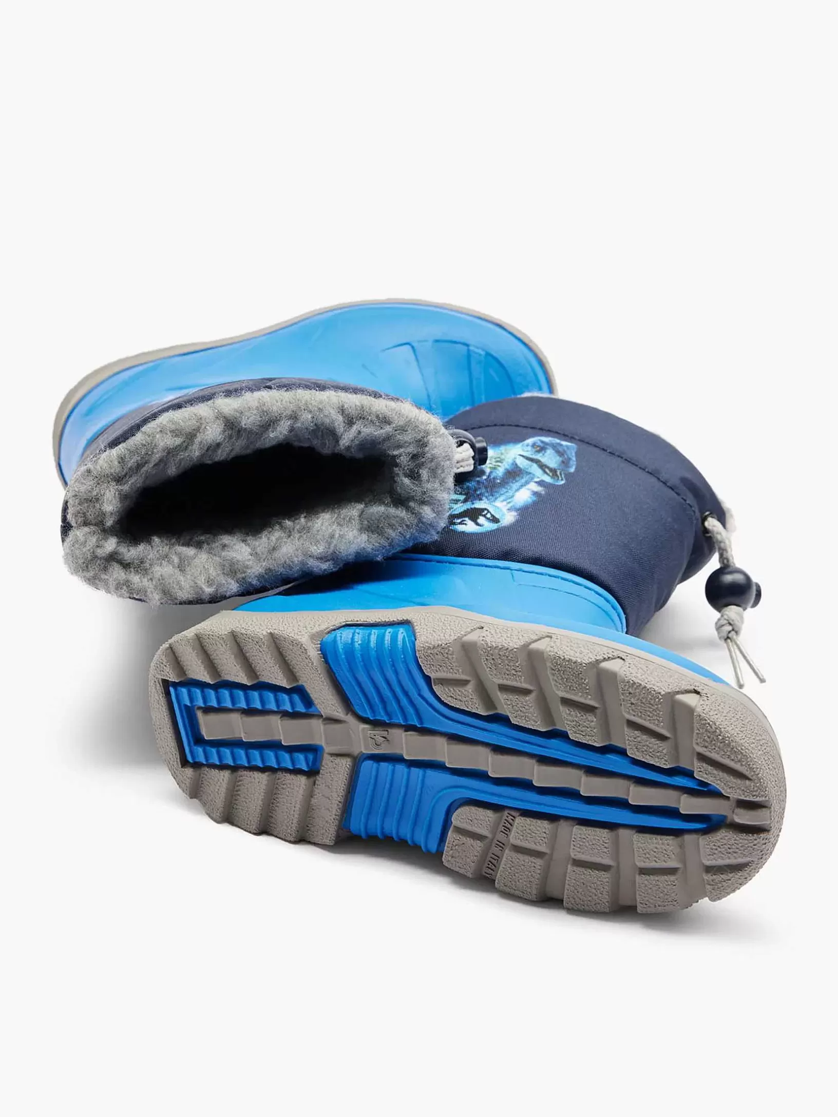 Baby Schuhe | Jurassic World Blauer Regenstiefel Mit Dino-Futter