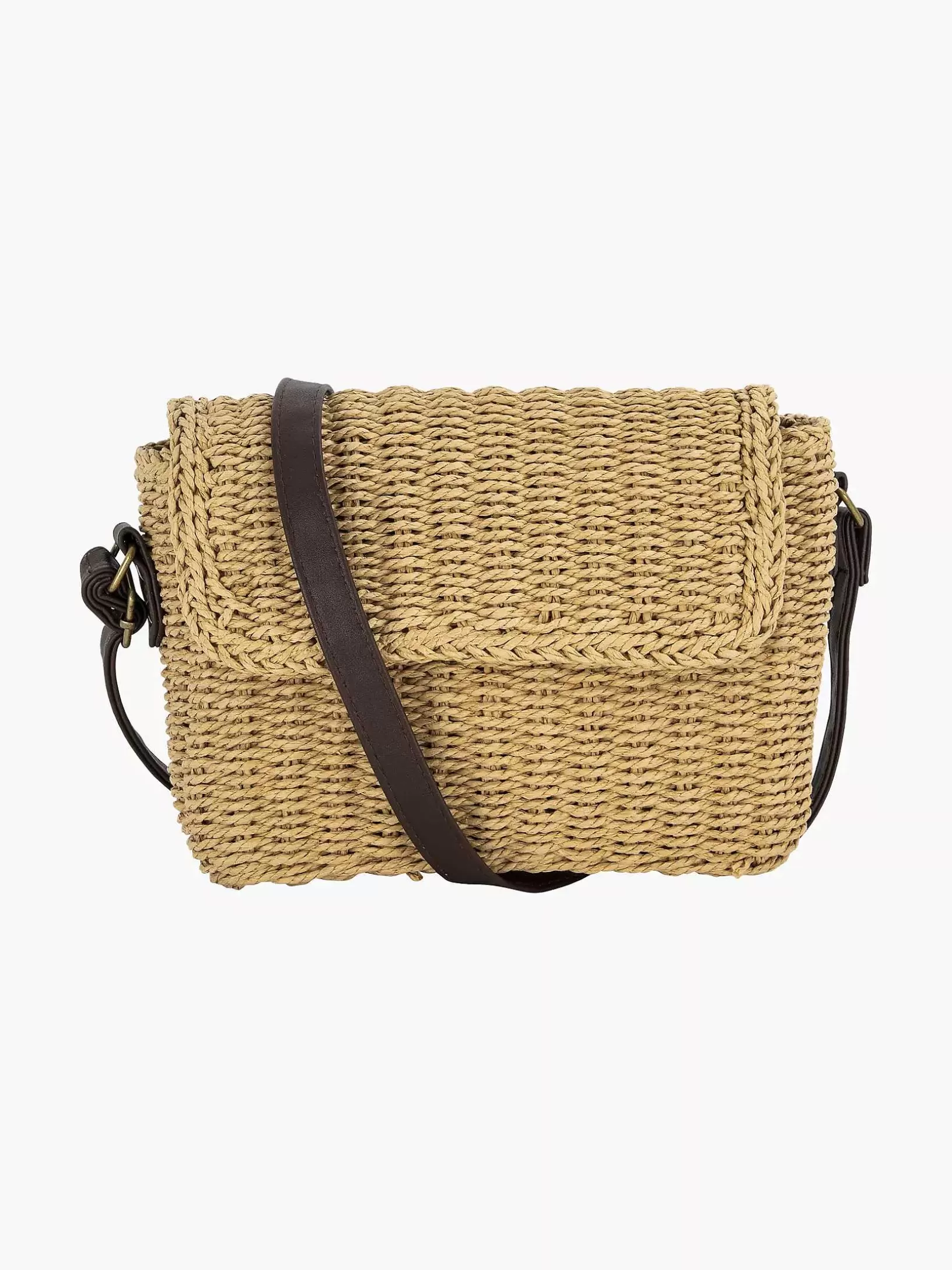 Exklusives Online-Zubehör | Graceland Braune Umhangetasche Reed