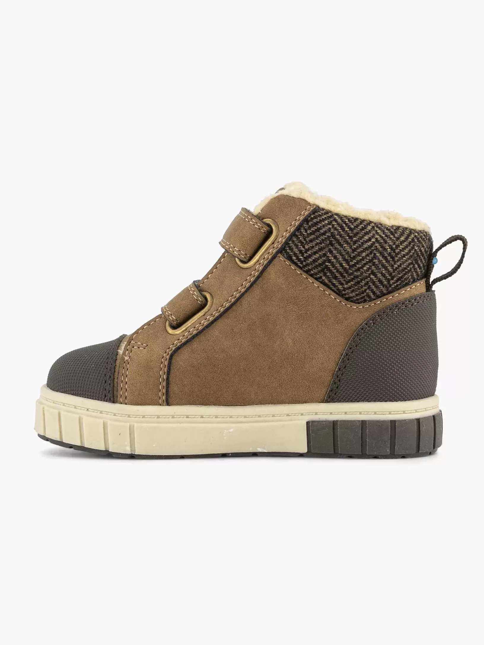 Jungenschuhe | Vty Brauner Hoher Sneaker
