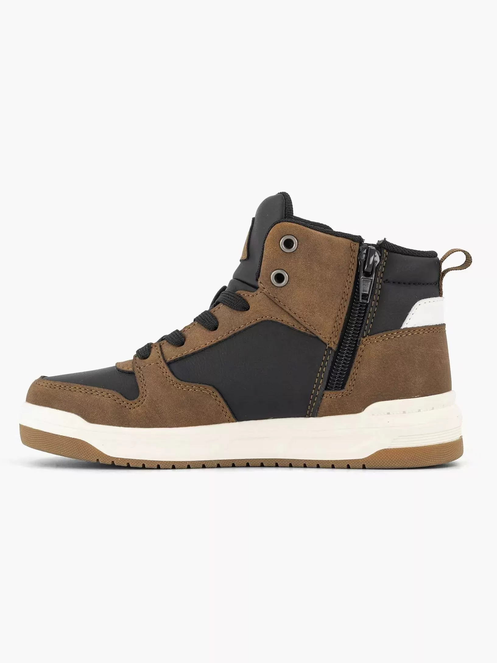 Jungenschuhe | Vty Brauner Hoher Sneaker