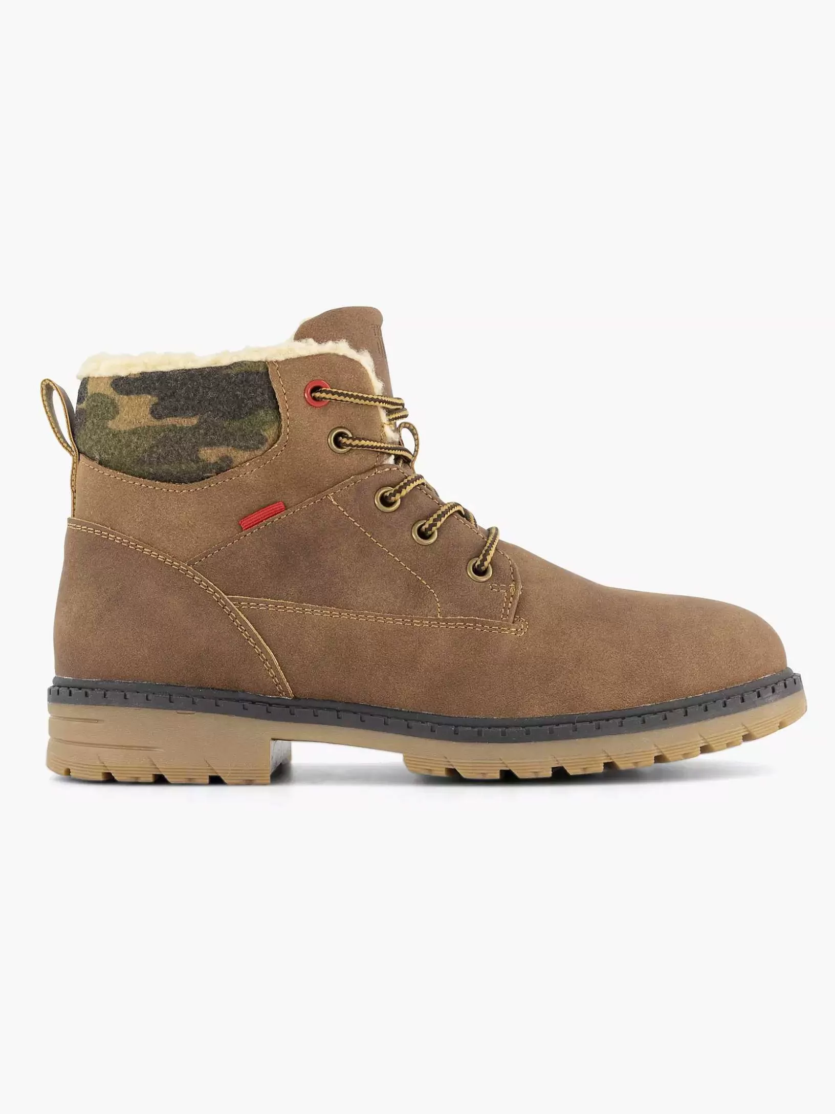 Jungenschuhe | Vty Brauner Spitzenstiefel Gefuttert