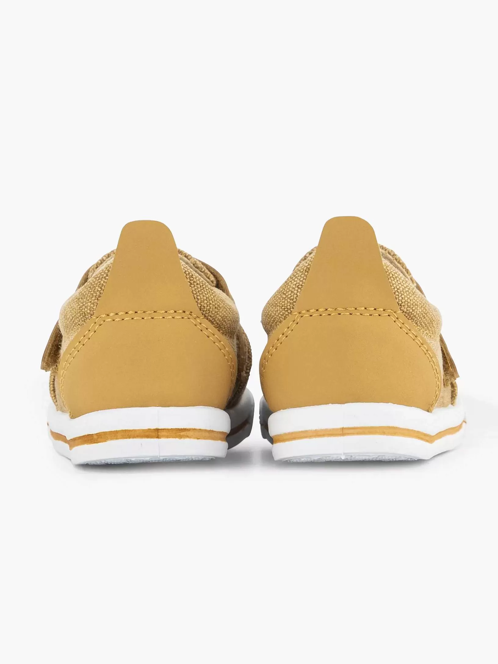 Jungenschuhe | Vty Cognacfarbener Canvas-Slipper