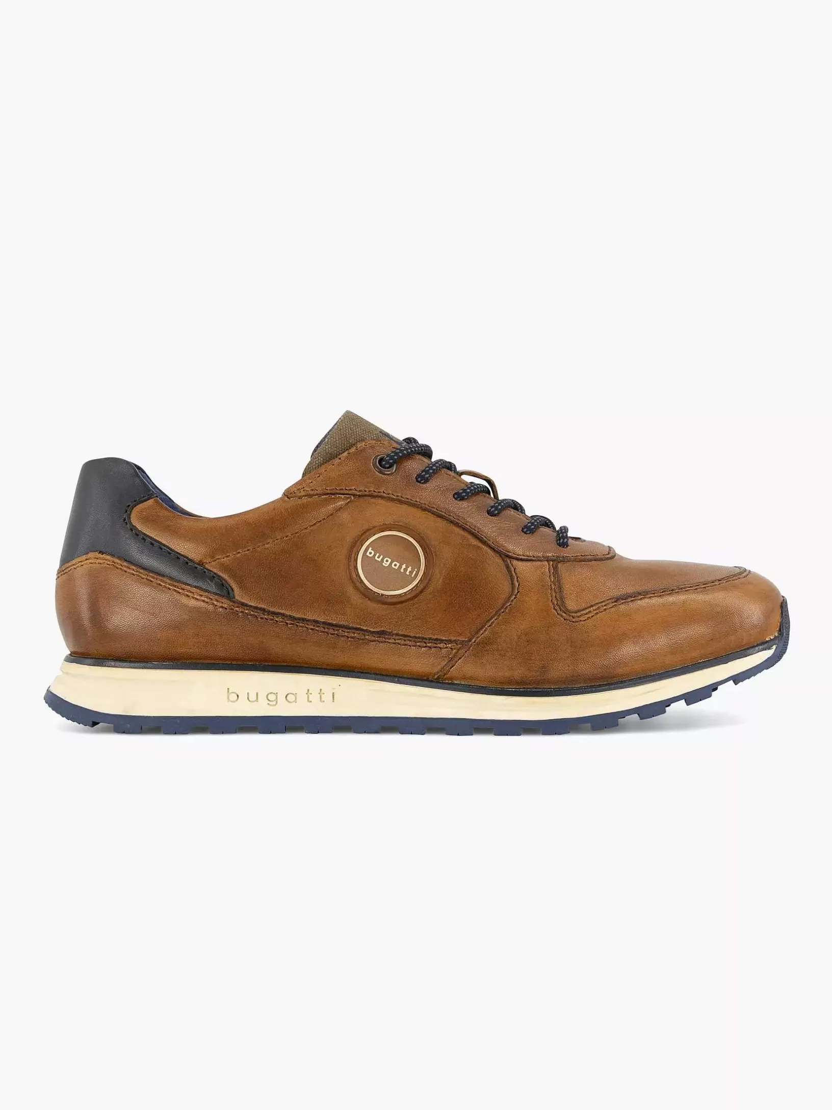 Turnschuhe | Bugatti Cognacfarbener Sneaker Cirino