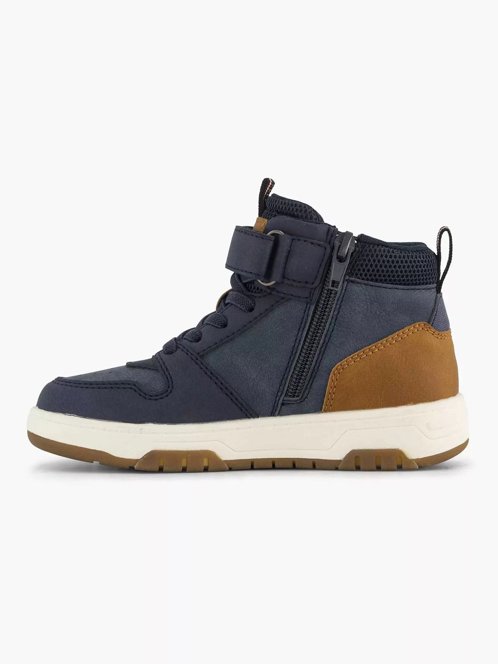 Jungenschuhe | Vty Dunkelblauer Hoher Sneaker