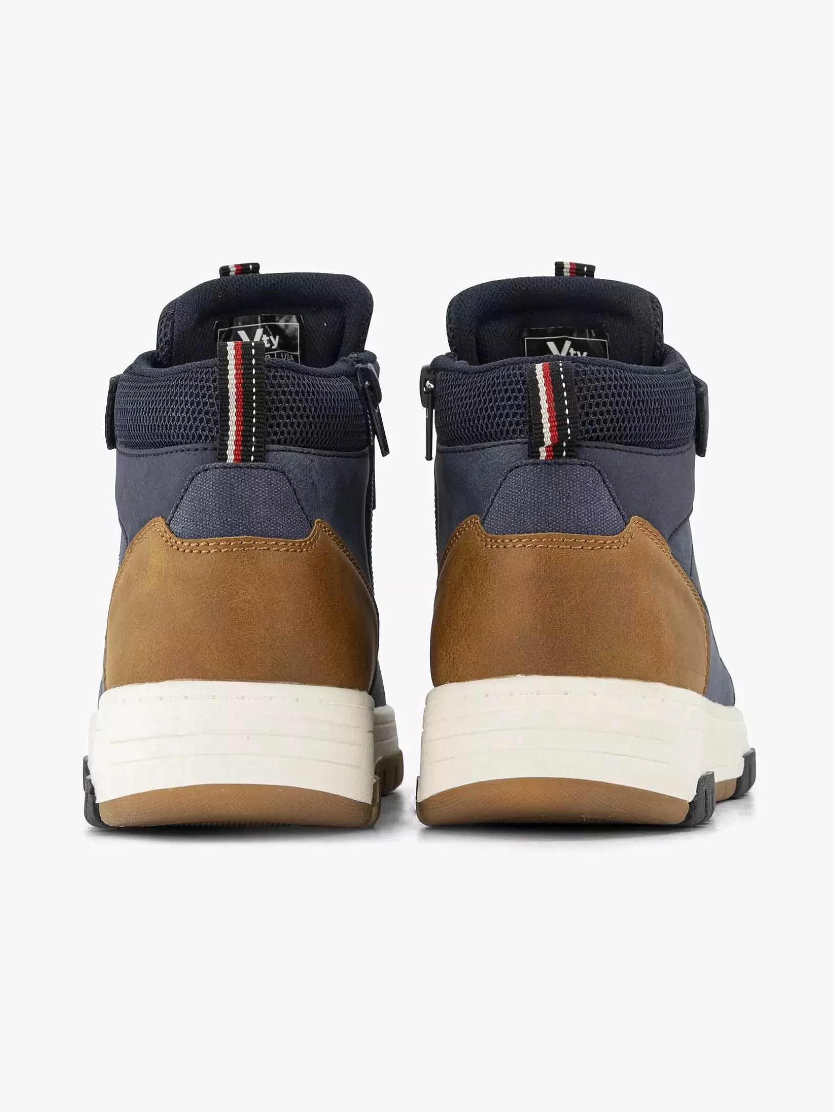 Jungenschuhe | Vty Dunkelblauer Hoher Sneaker