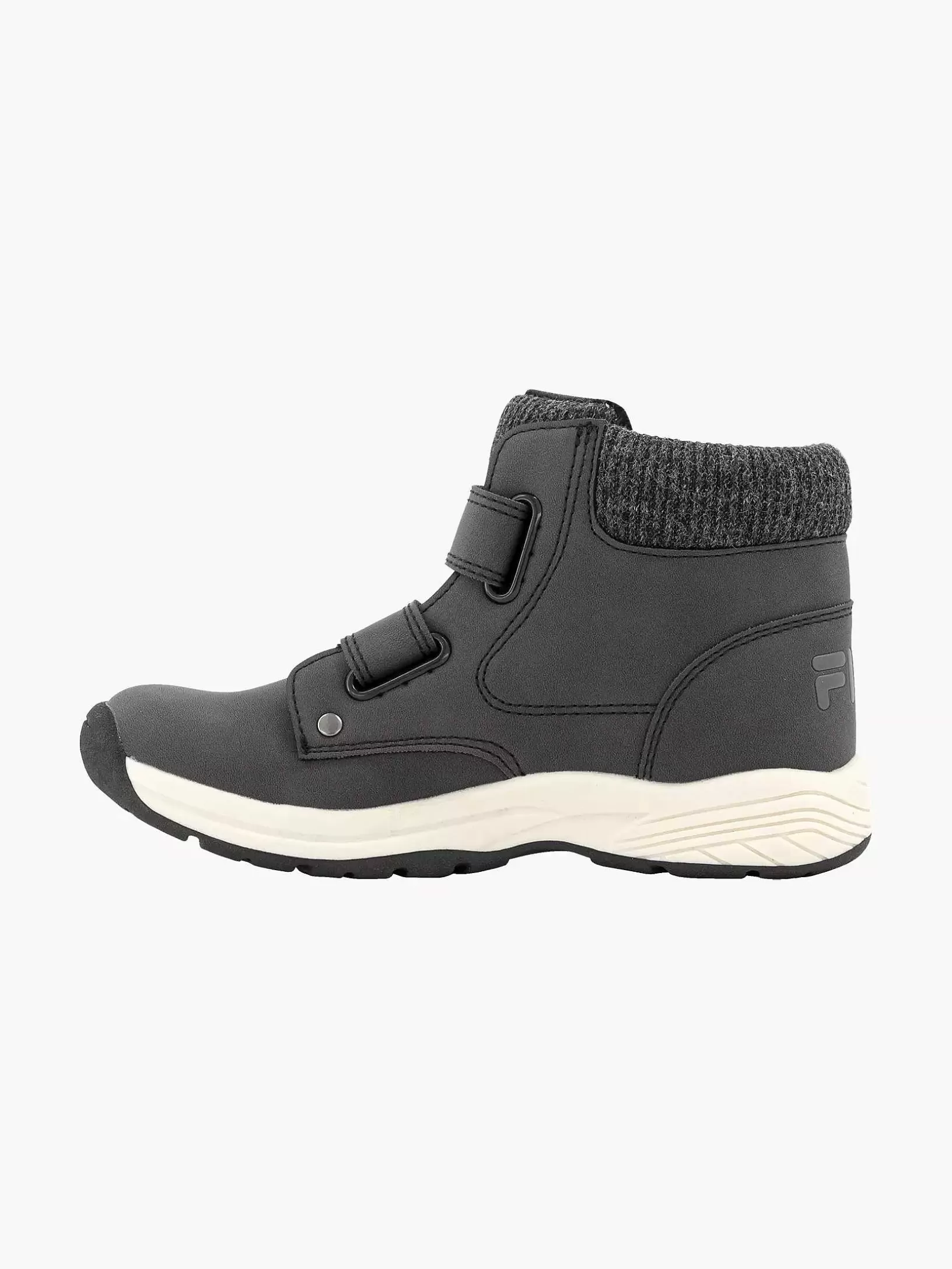 Jungenschuhe | FILA Dunkelgrauer Stiefel Mit Klettverschluss