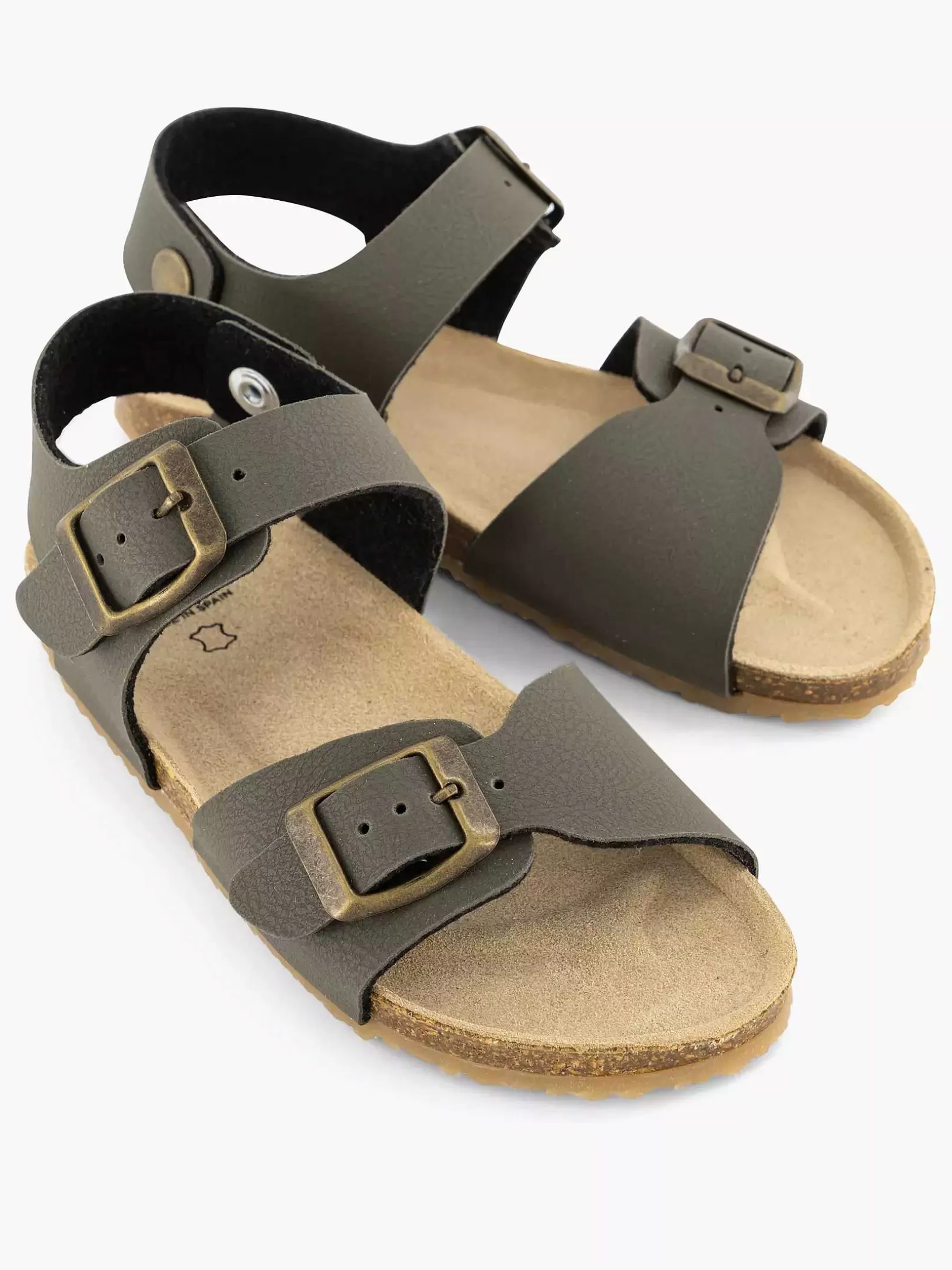 Jungenschuhe | Vty Dunkelgrune Sandale