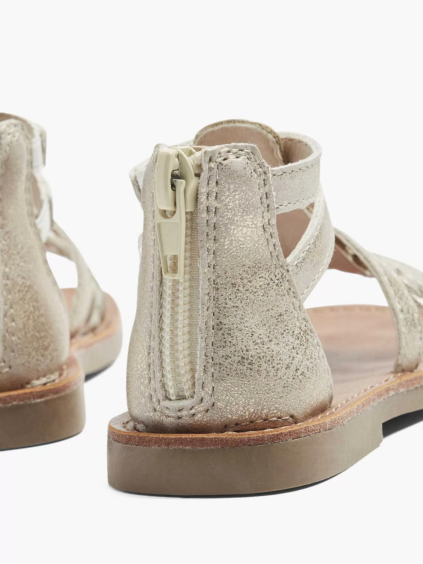 Jungenschuhe | Cupcake Couture Goldmetallische Sandale