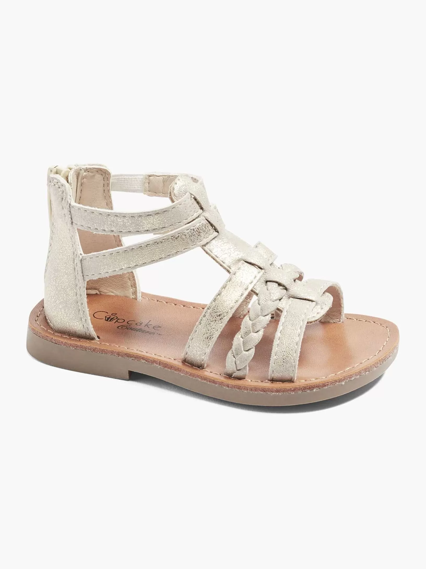 Jungenschuhe | Cupcake Couture Goldmetallische Sandale