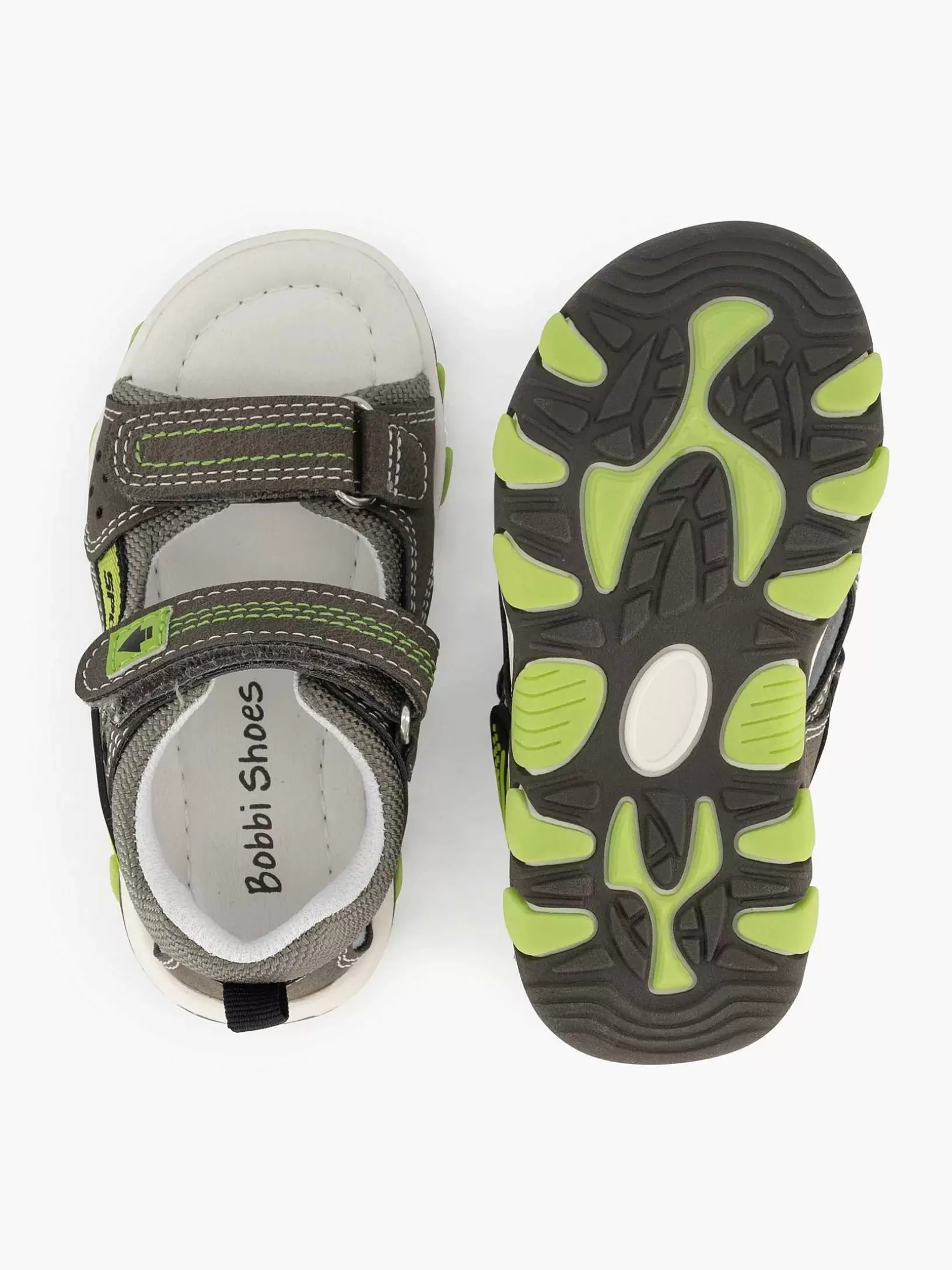 Jungenschuhe | Bobbi-Shoes Graue Sandale