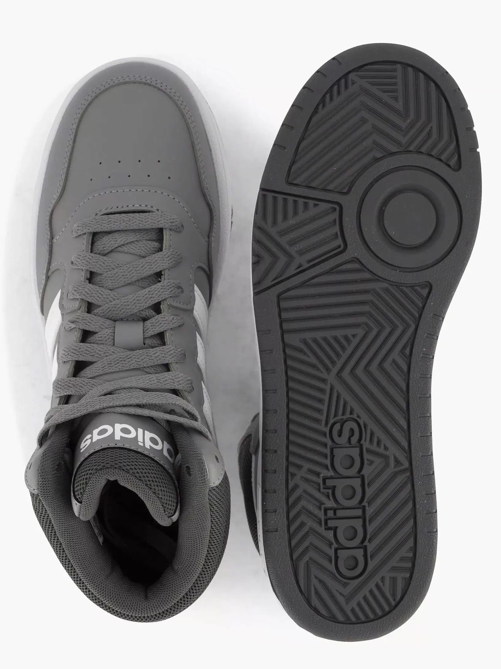 Jungenschuhe | adidas Grey Hoops Mid 3.0 K