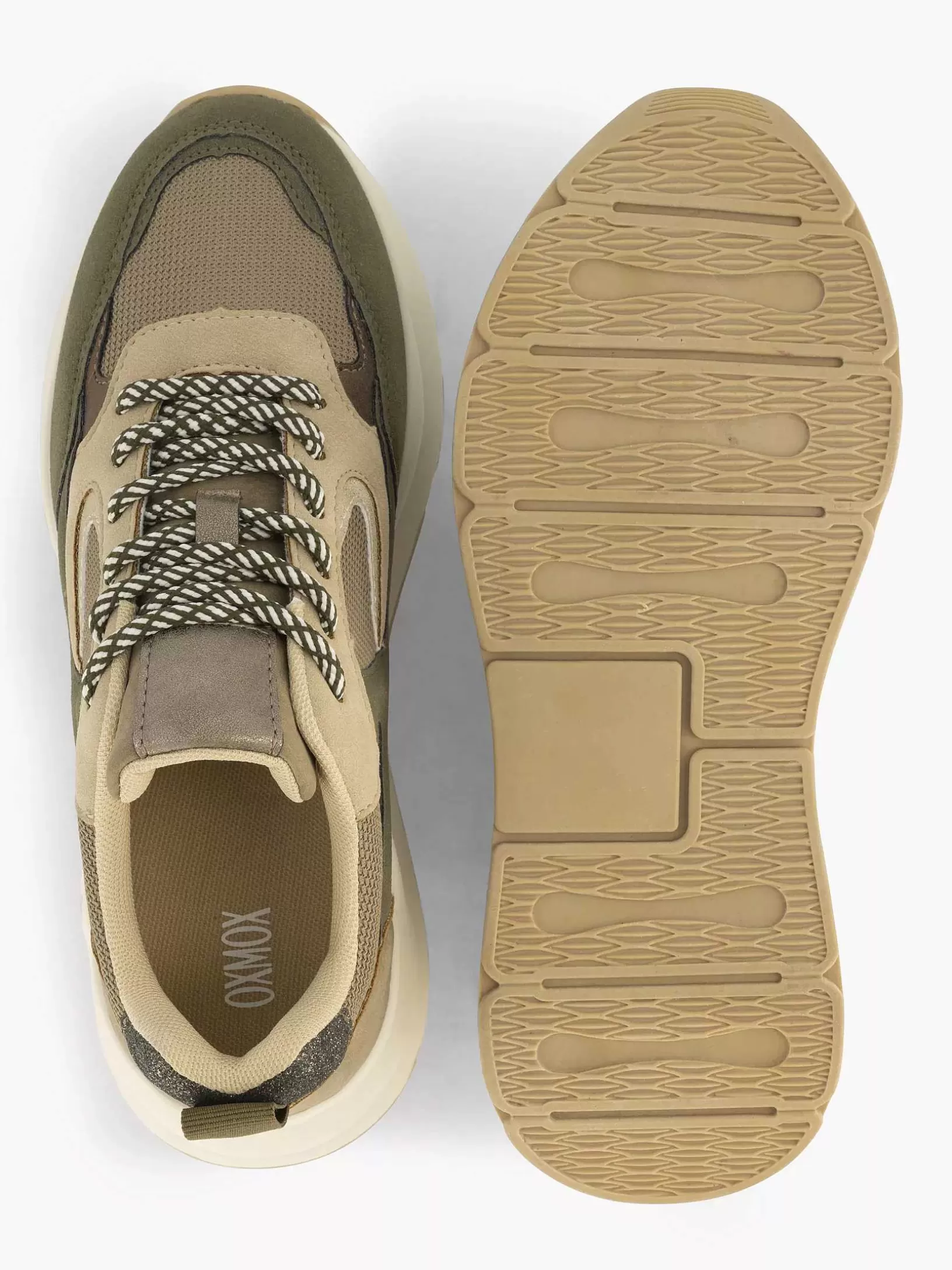 Turnschuhe | Oxmox Gruner Klobiger Sneaker