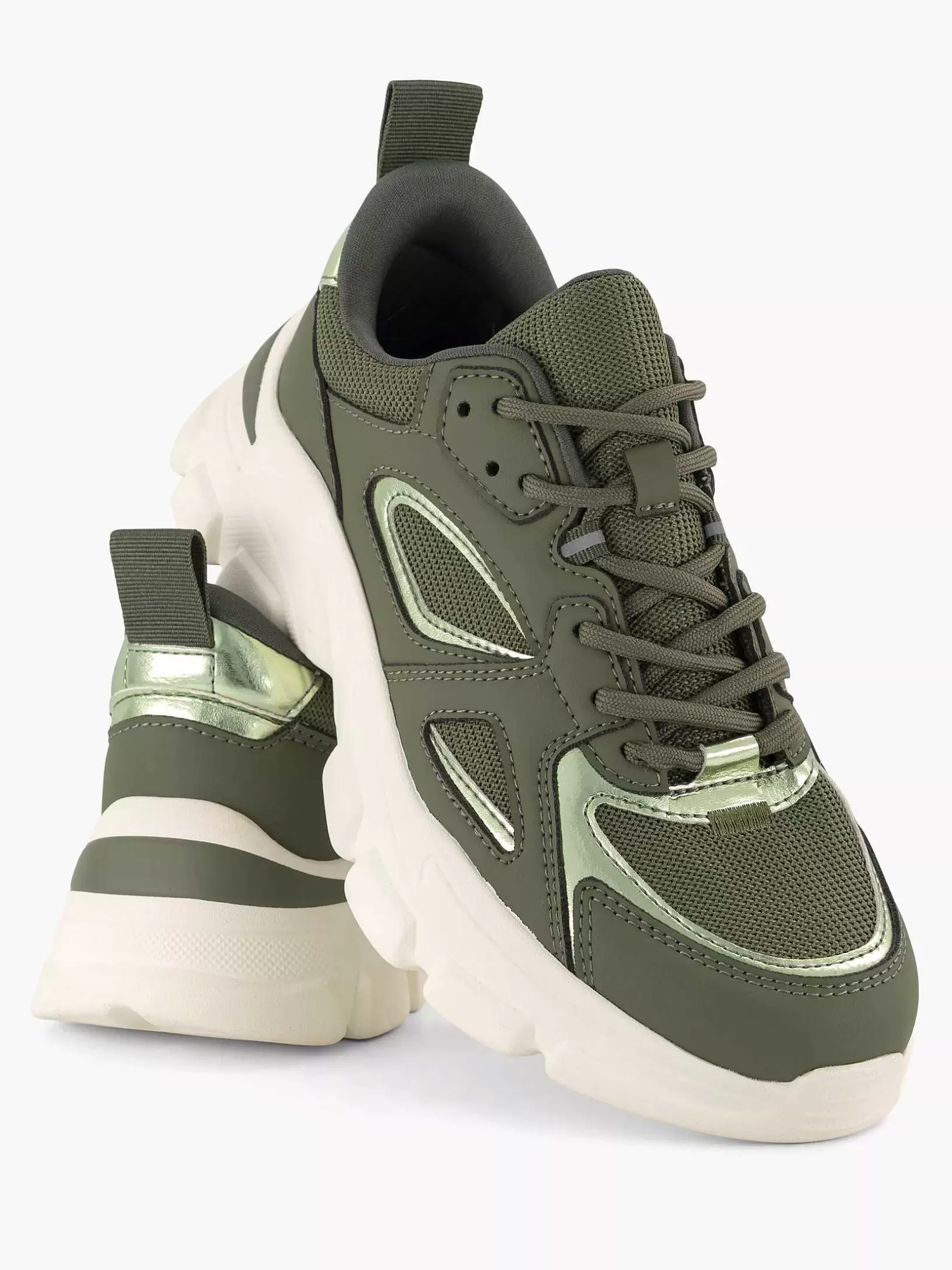 Turnschuhe | Oxmox Gruner Klobiger Sneaker