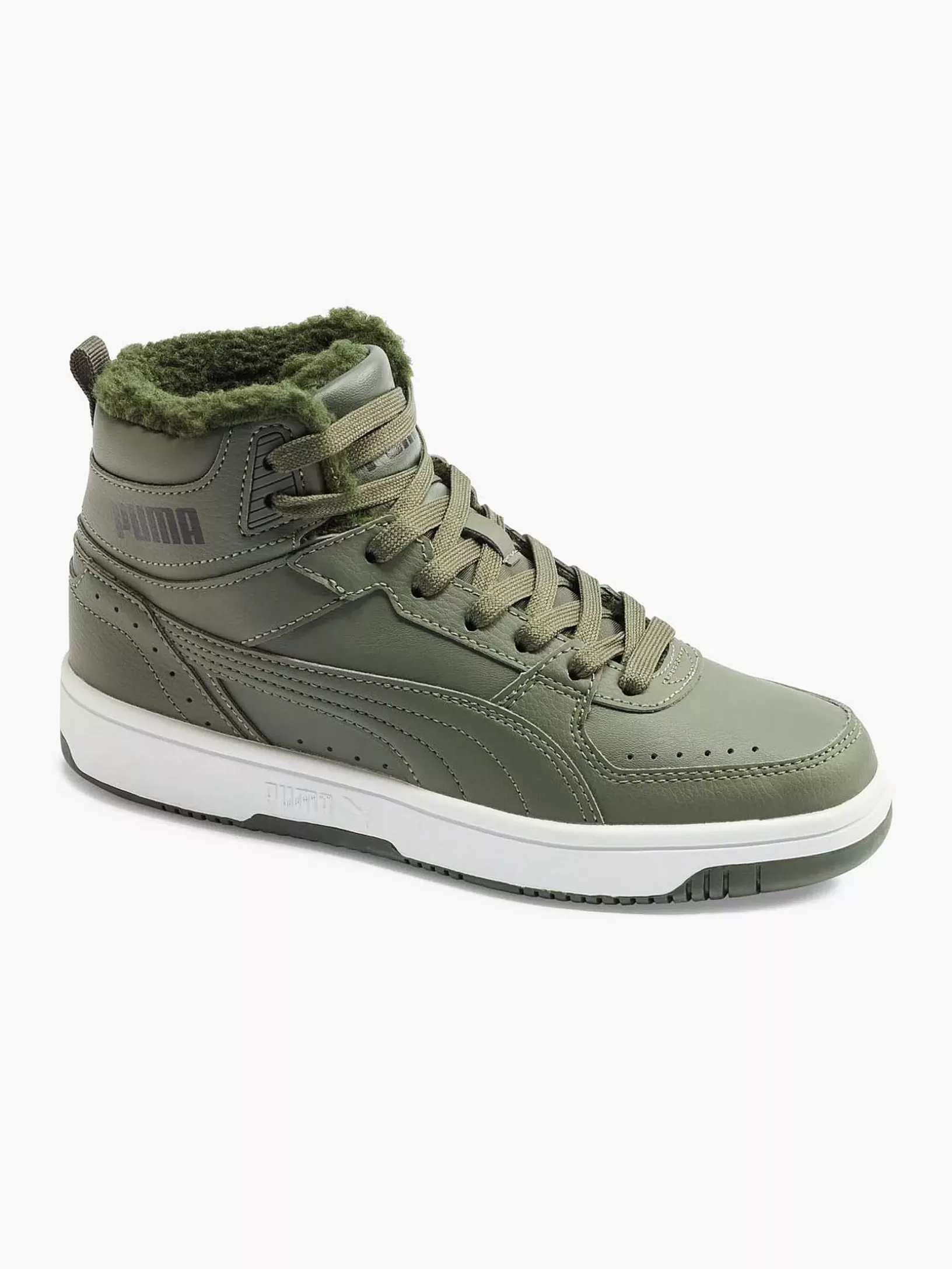 Jungenschuhe | Puma Gruner Rebound Joy Fur Jr