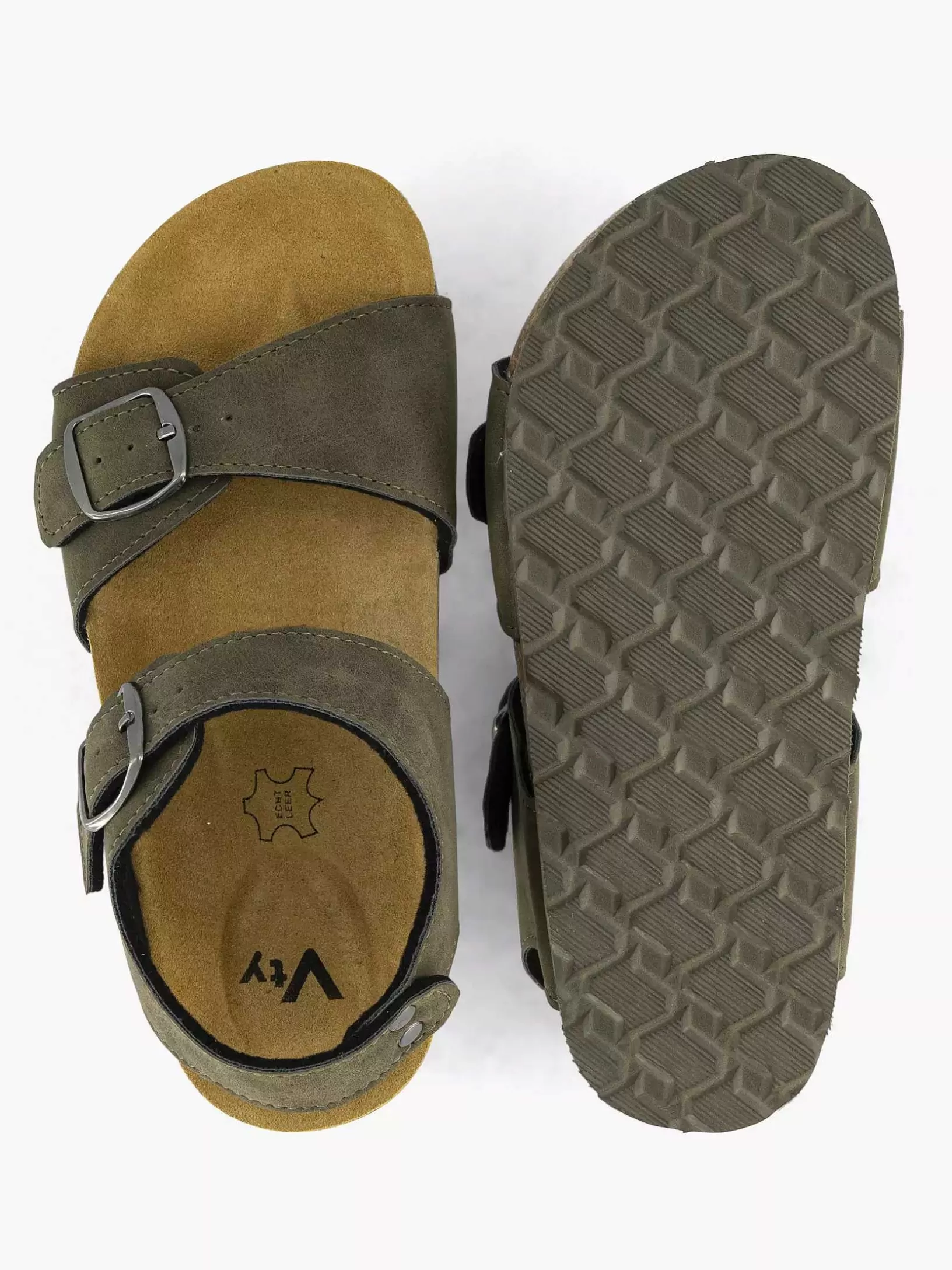 Jungenschuhe | Vty Khakifarbene Sandale
