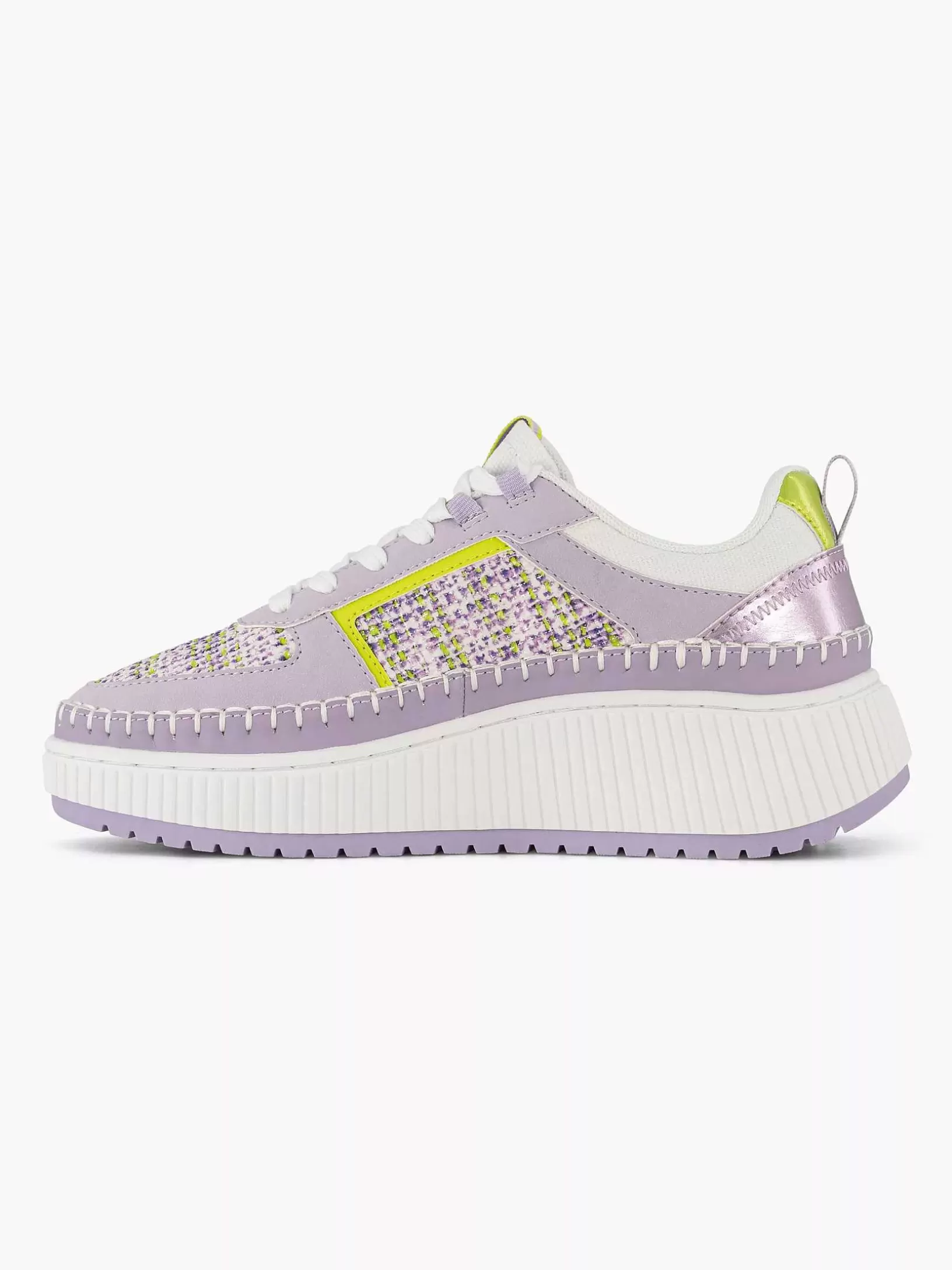 Turnschuhe | Oxmox Lila Plateau-Sneaker