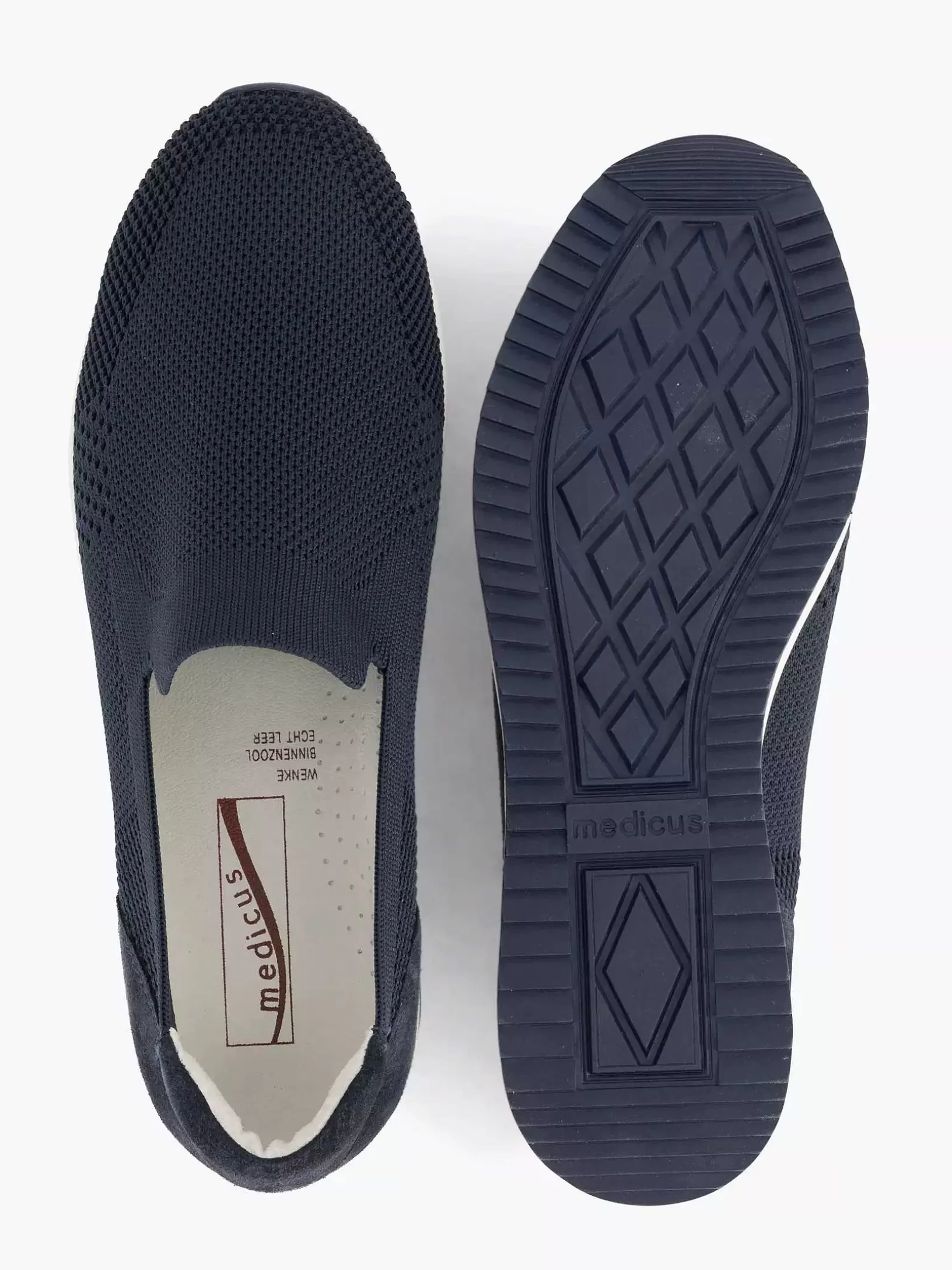 Komfortschuhe | Medicus Marineblauer Comfort-Slipper