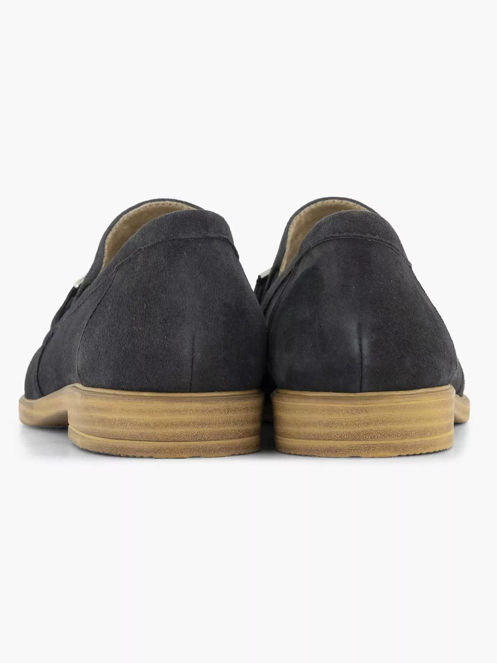 Komfortschuhe | Medicus Marineblauer Leder-Slipper