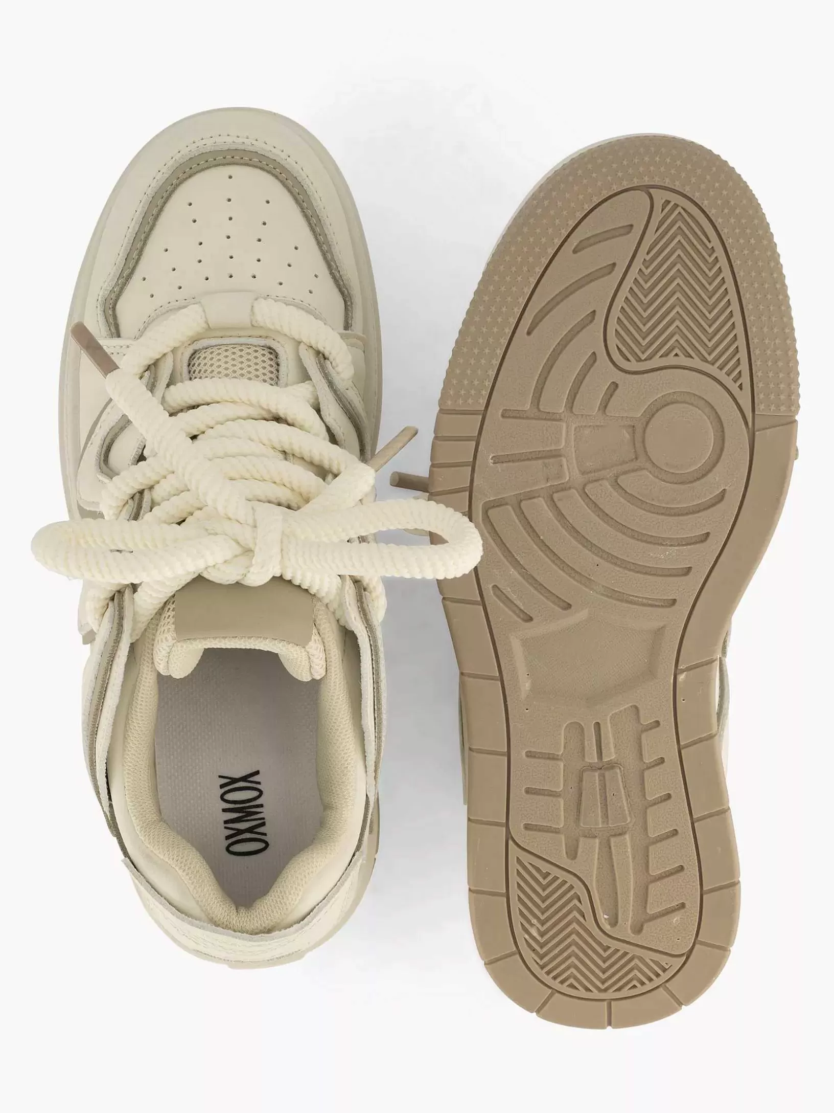 Turnschuhe | Oxmox Off-White-Sneaker