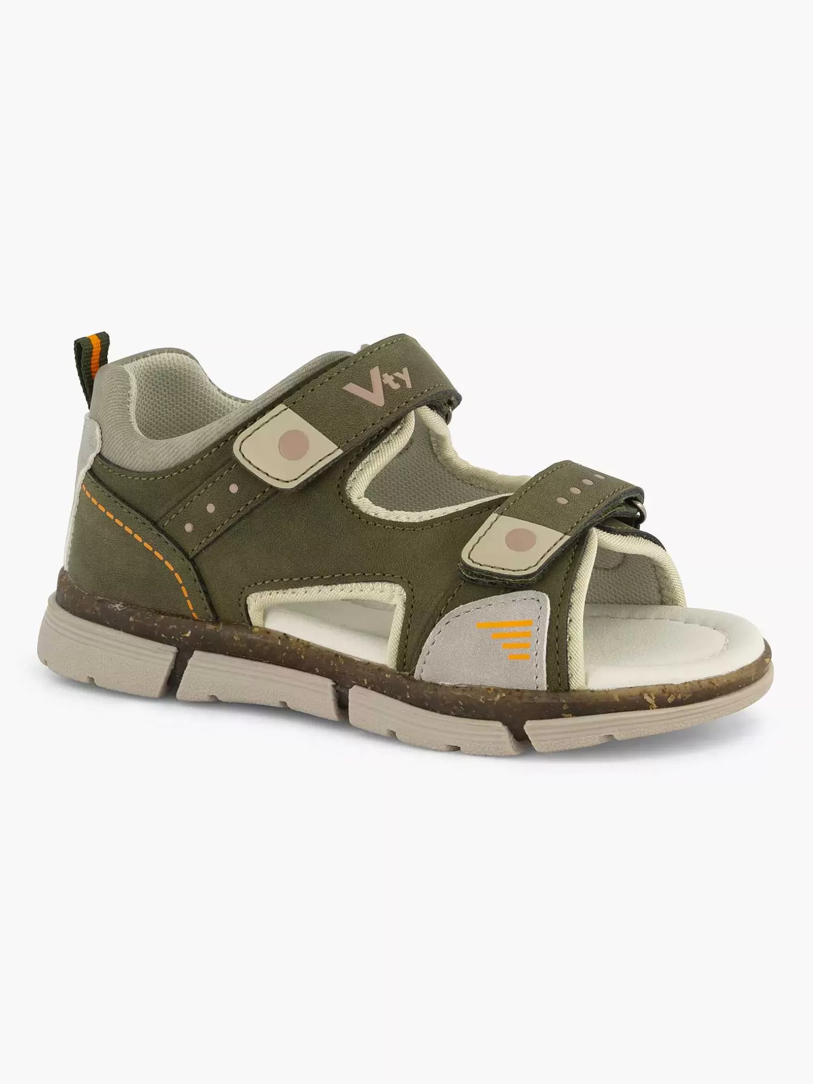 Jungenschuhe | Vty Olivgrune Sandale