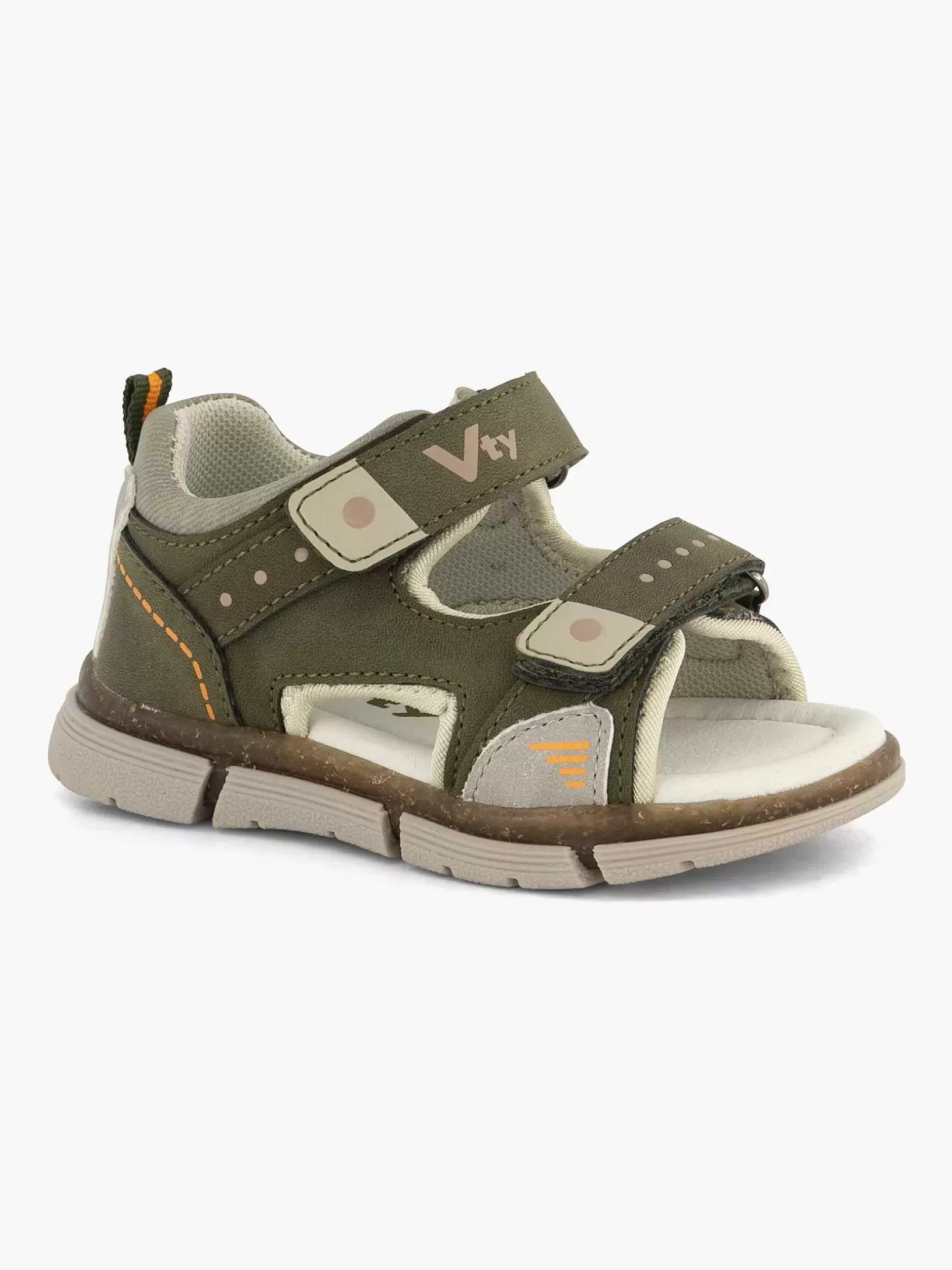 Jungenschuhe | Vty Olivgrune Sandale