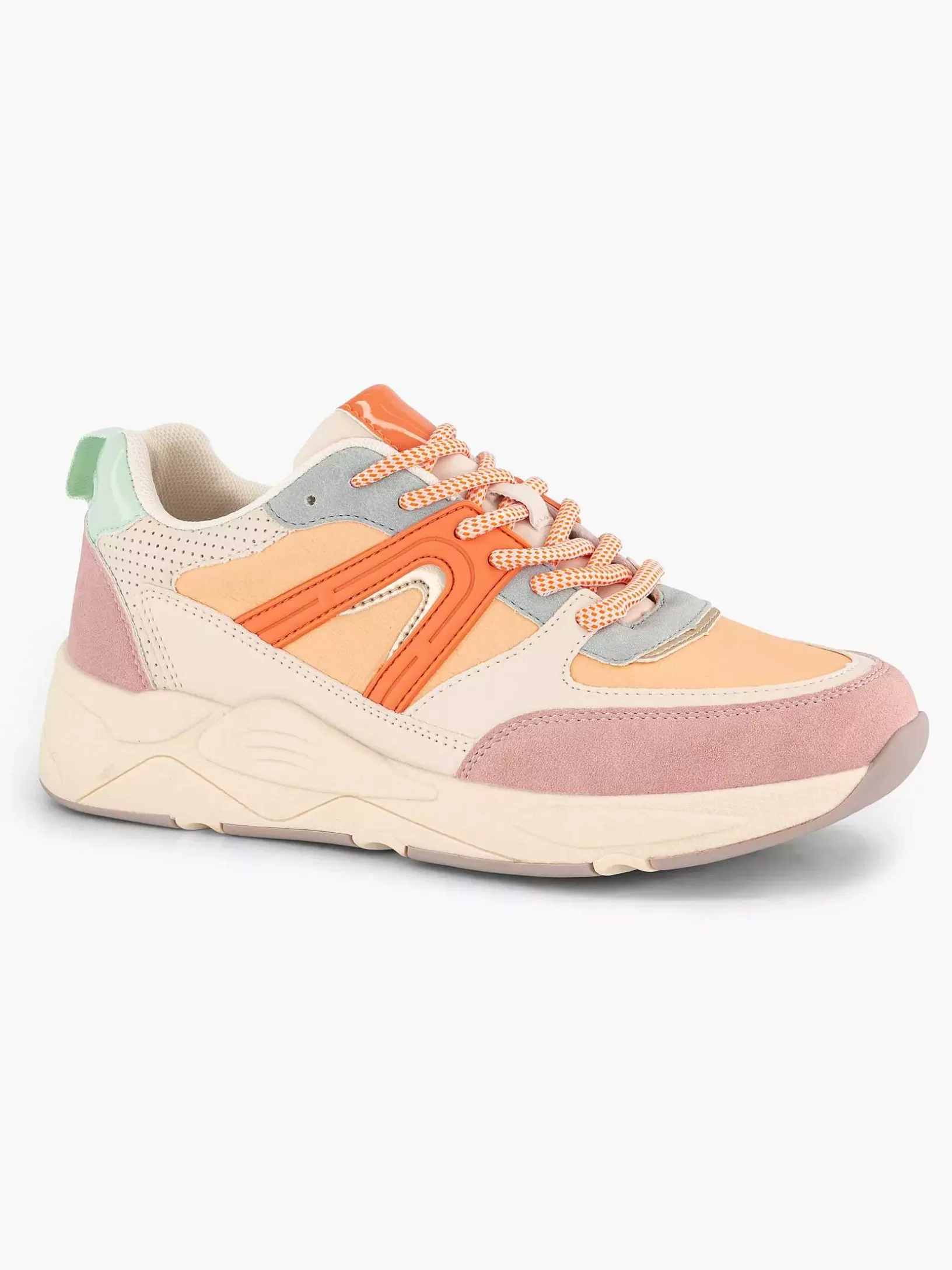 Turnschuhe | Oxmox Rosafarbener, Klobiger Sneaker