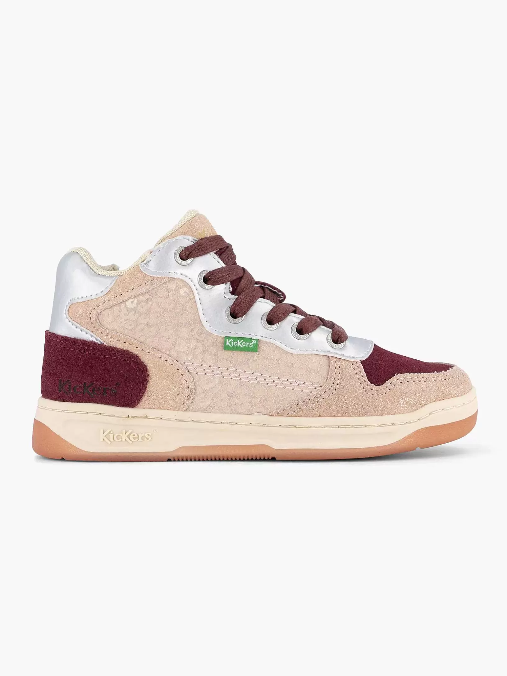 Baby Schuhe | Kickers Rosafarbener Ledersneaker