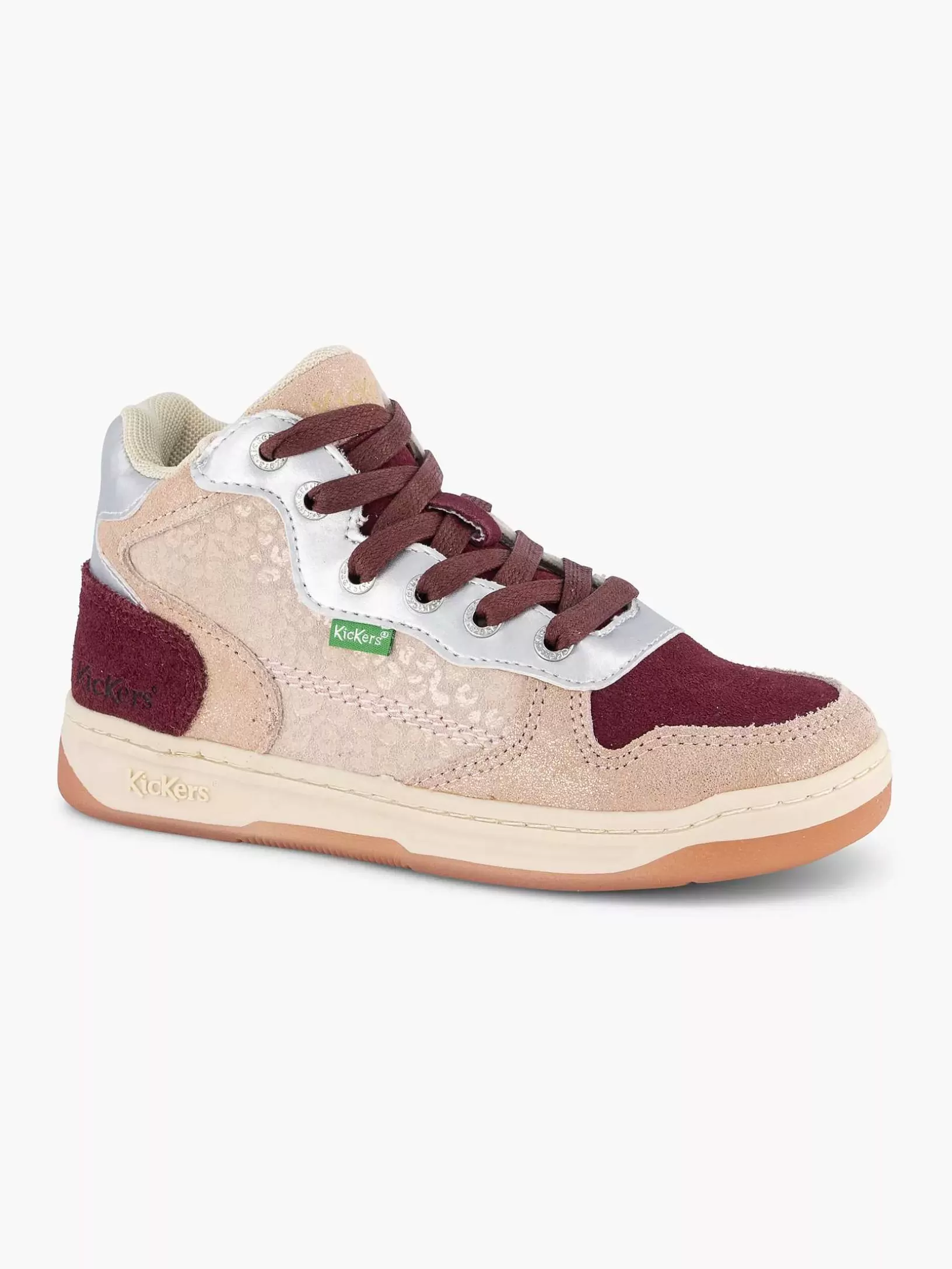 Baby Schuhe | Kickers Rosafarbener Ledersneaker
