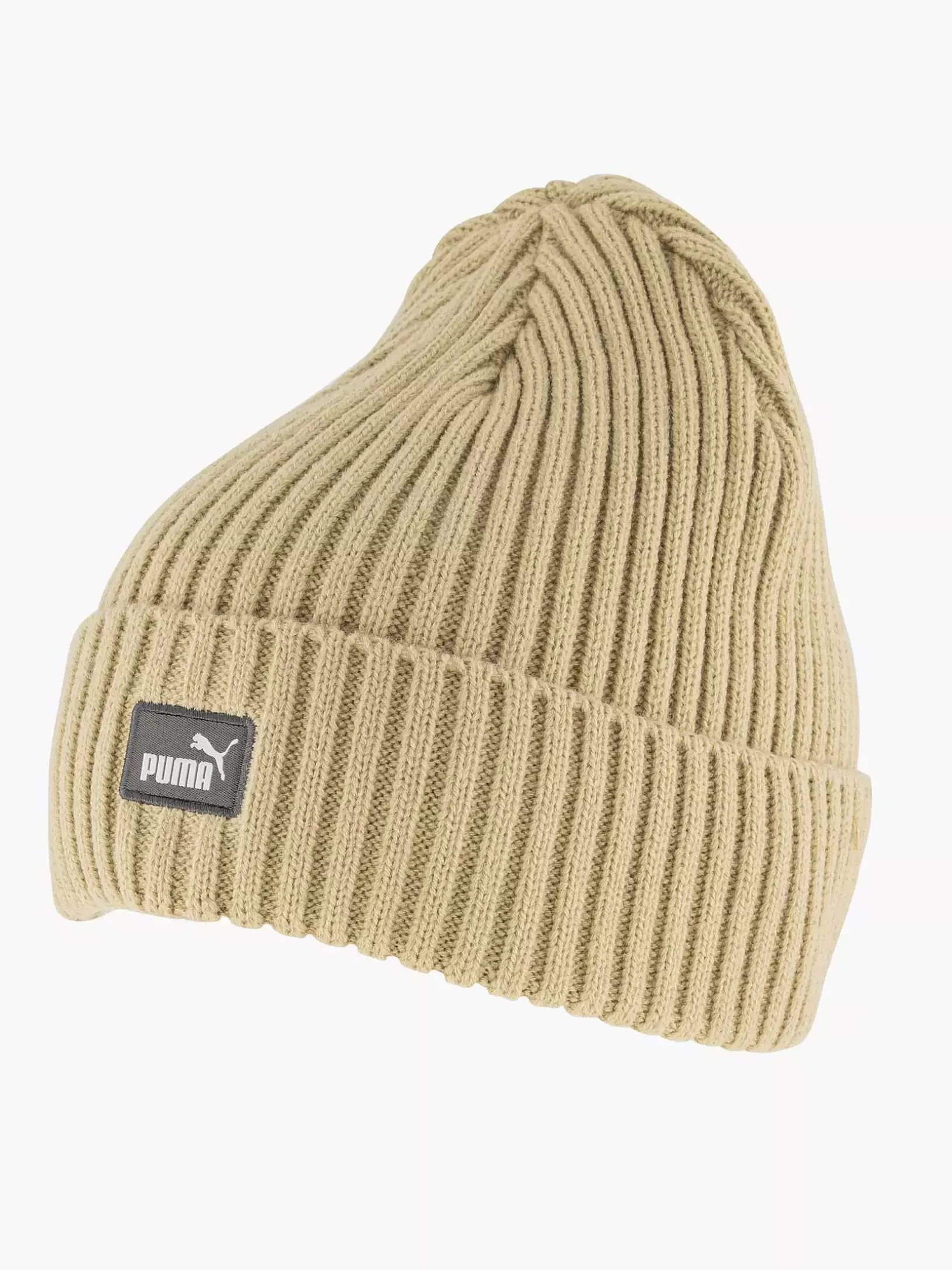 Exklusives Online-Zubehör | Puma Sandfarbene Classic Cuff Beanie