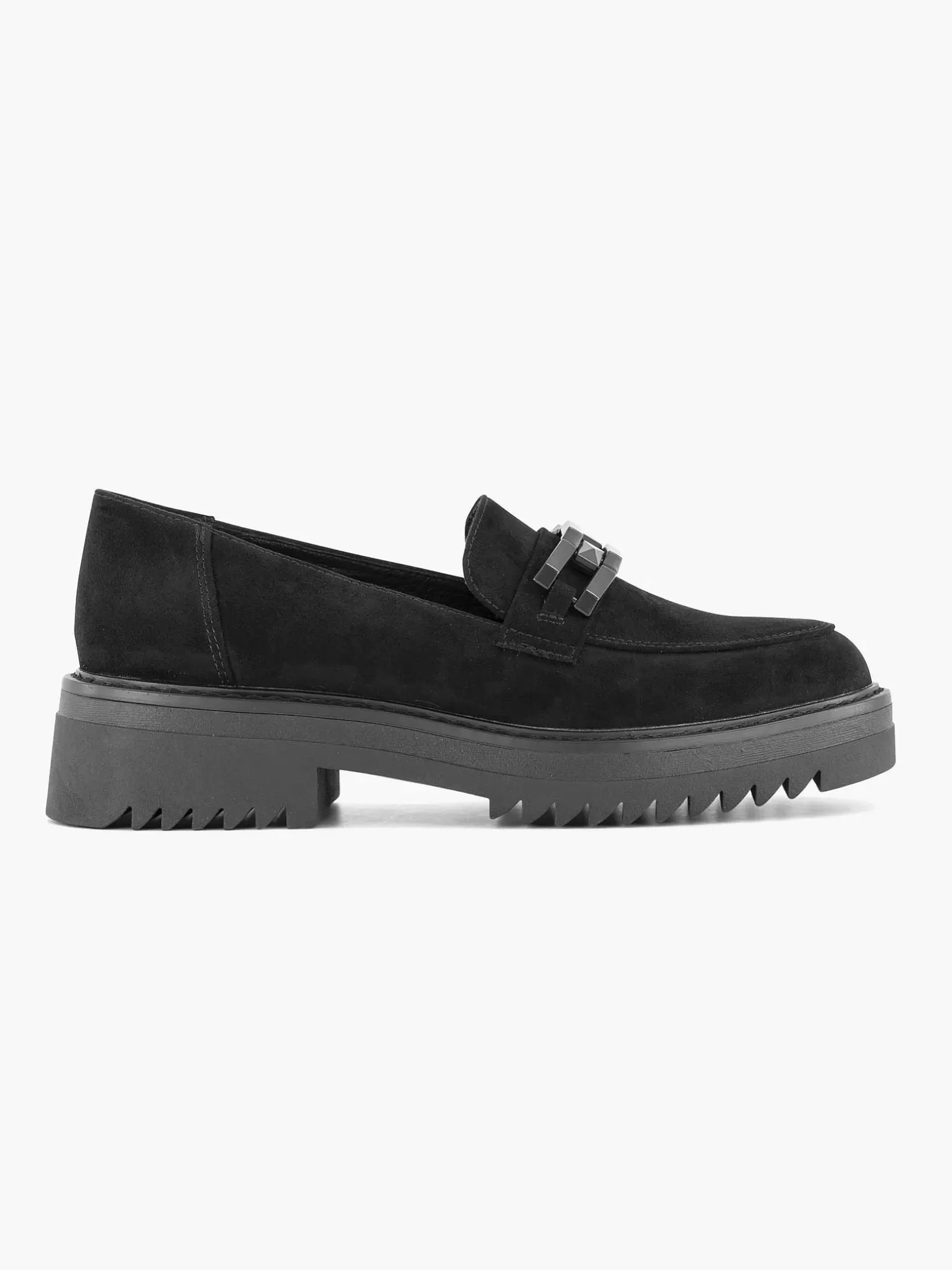 Slipper | Oxmox Schwarze Chuny Loafer Dekorative Halskette