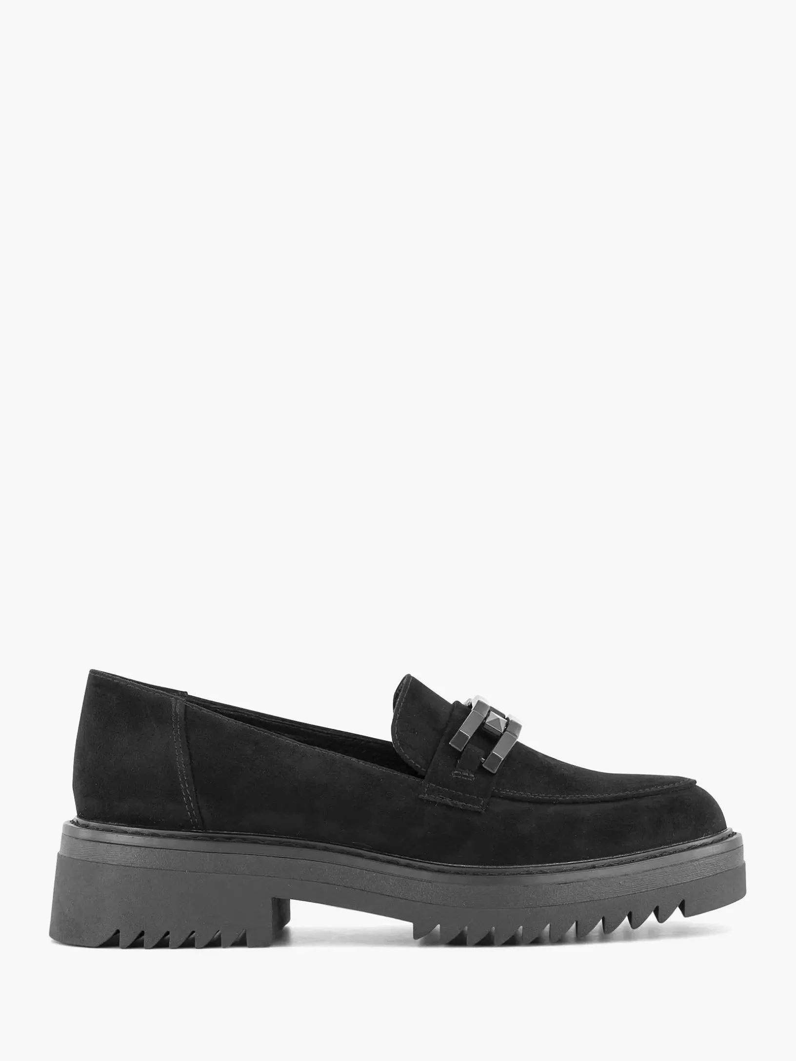 Slipper | Oxmox Schwarze Chuny Loafer Dekorative Halskette