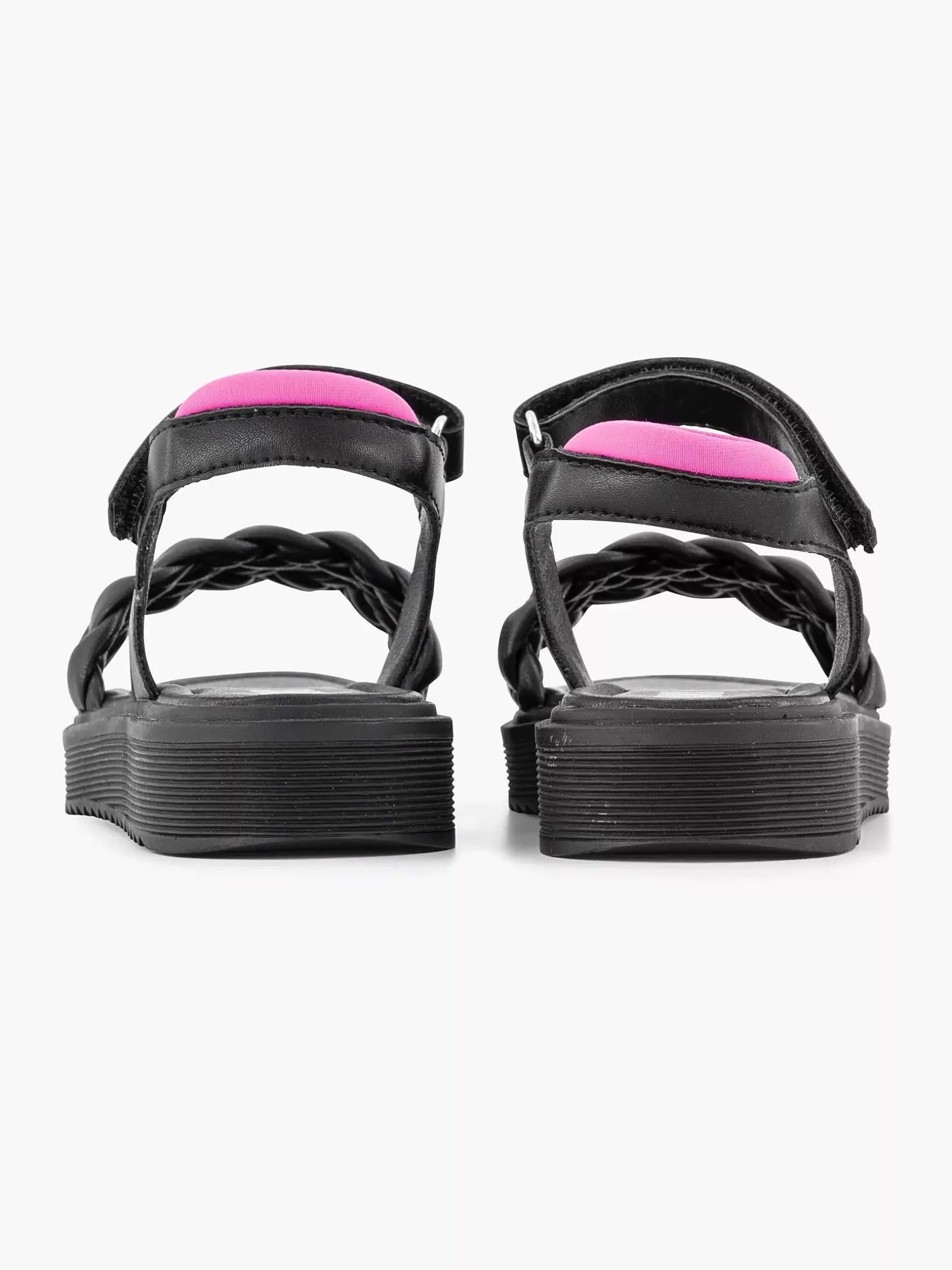Jungenschuhe | Oxmox Schwarze Sandale Geflochten
