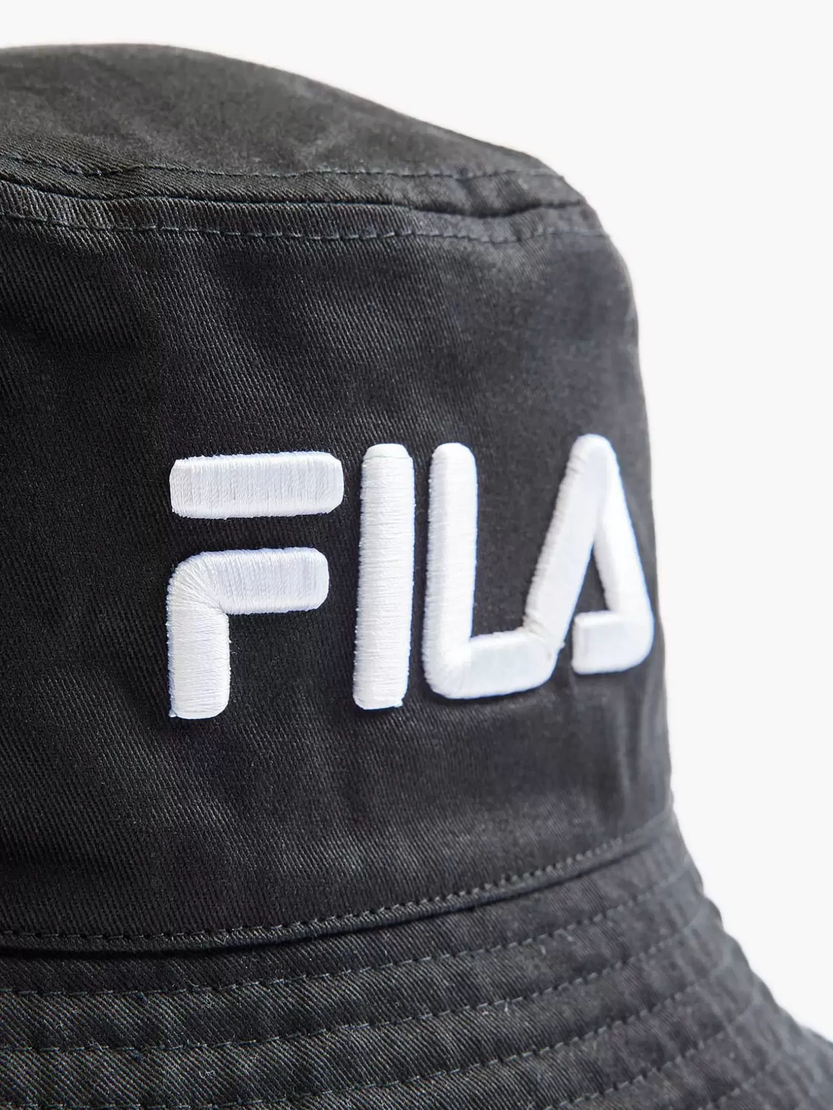 Exklusives Online-Zubehör | FILA Schwarzer Bucket Hat Mit