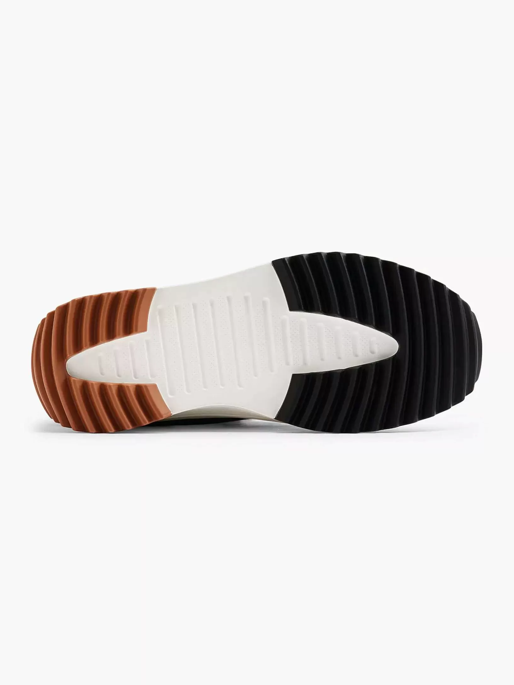 Turnschuhe | Oxmox Schwarzer High-Plateau-Sneaker Teddy