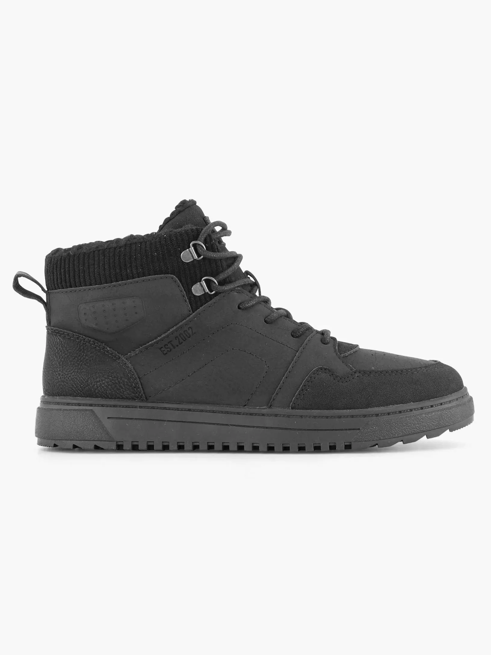 Jungenschuhe | Vty Schwarzer Hoher Sneaker