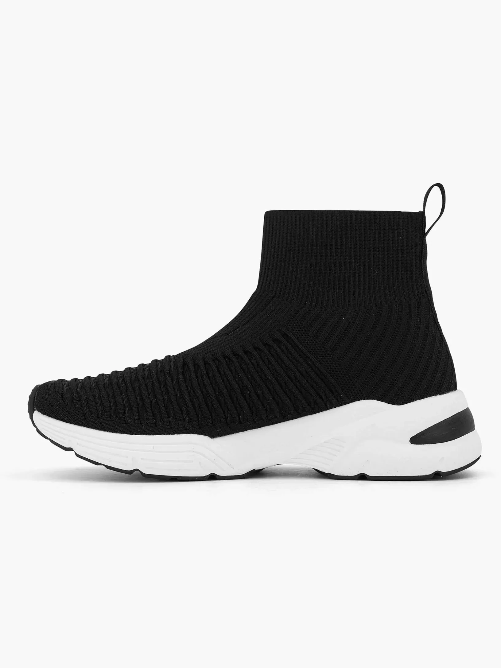 Turnschuhe | Oxmox Schwarzer Hoher Sneaker