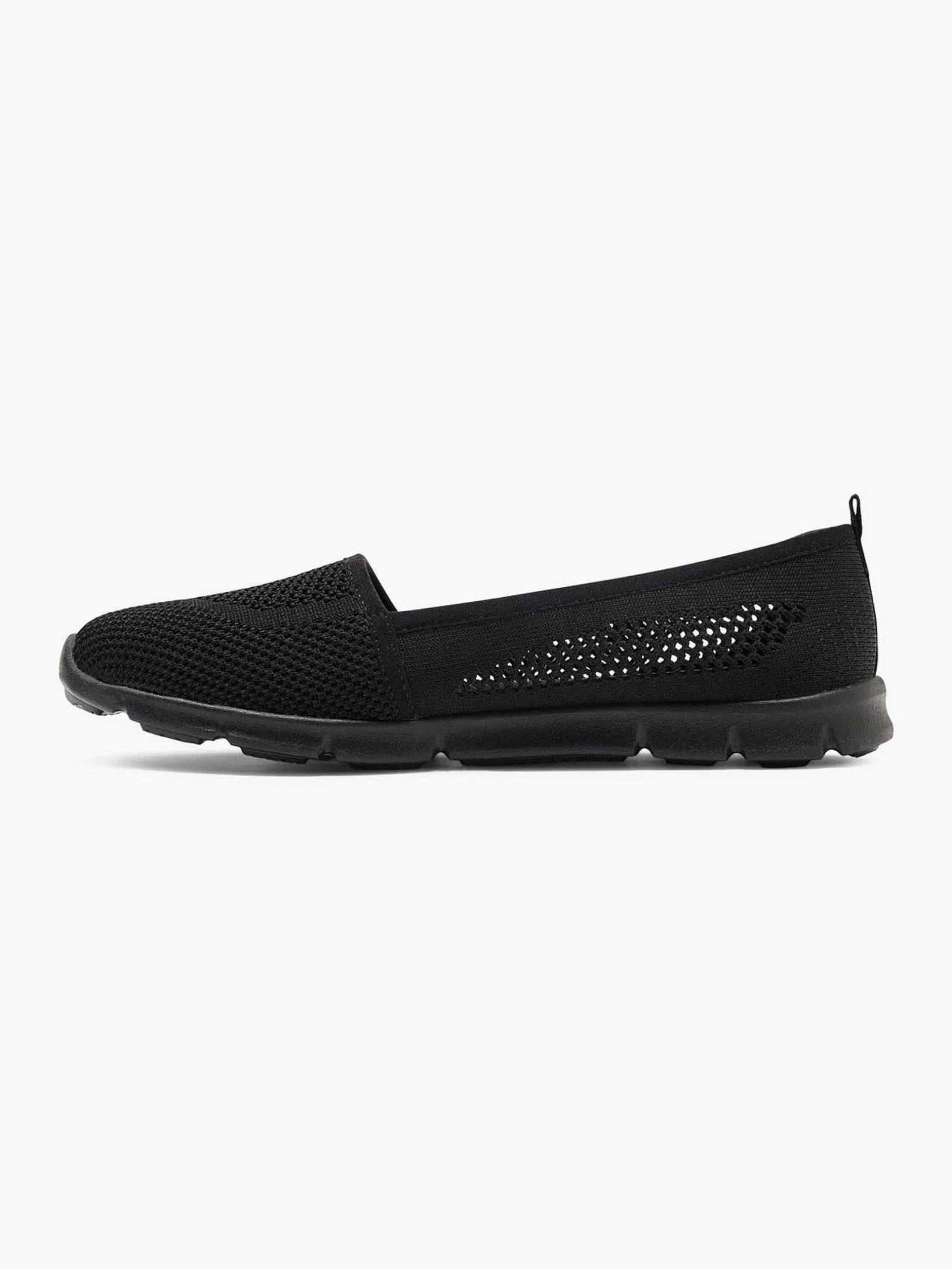 Slipper | Graceland Schwarzer Slip-On-Memory-Schaum