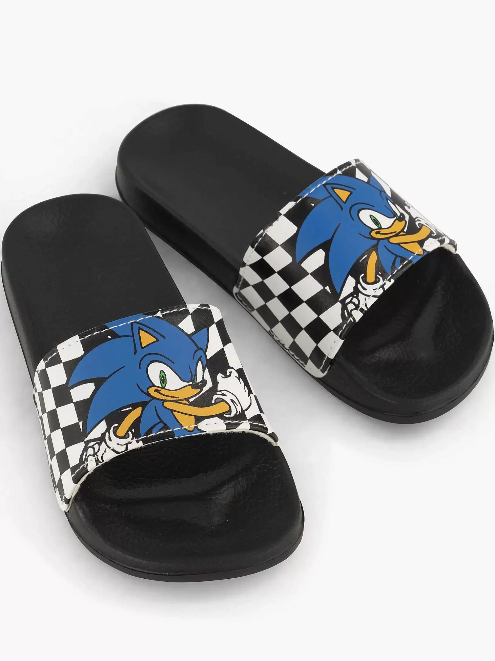 Jungenschuhe | Sonic Schwarzer Slipper