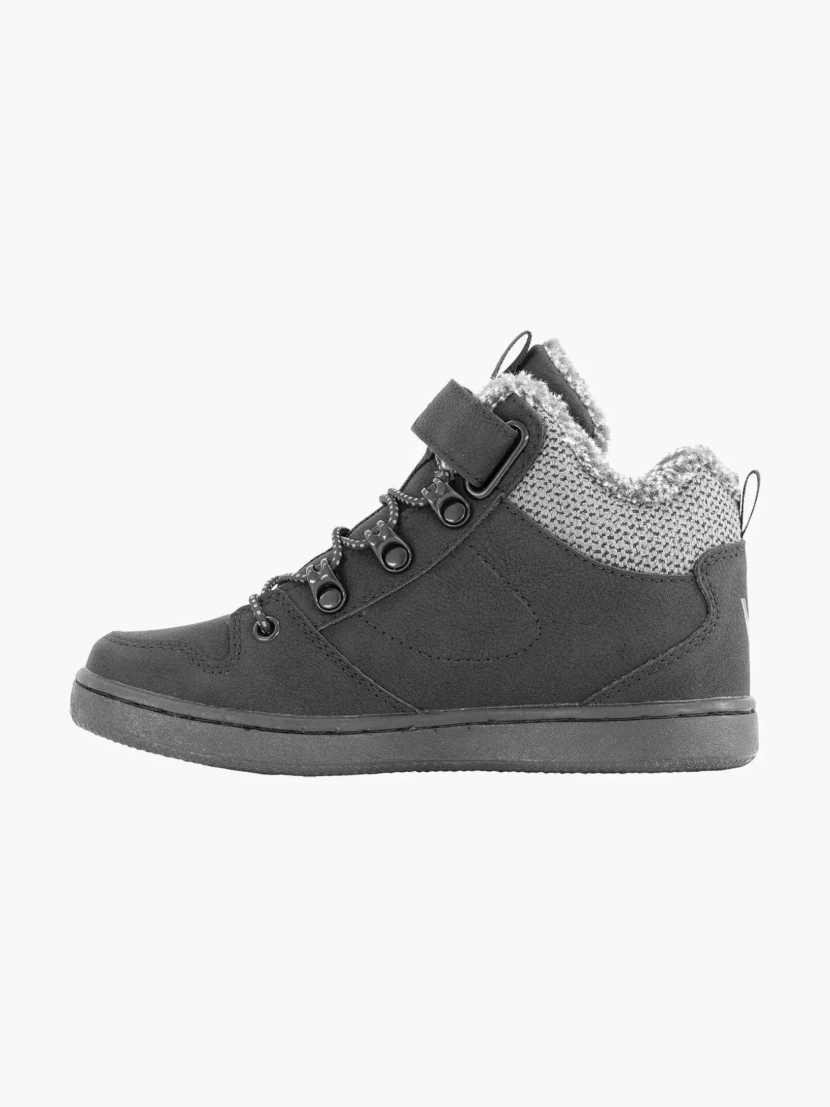 Jungenschuhe | Vty Schwarzer Sneaker Gefuttert