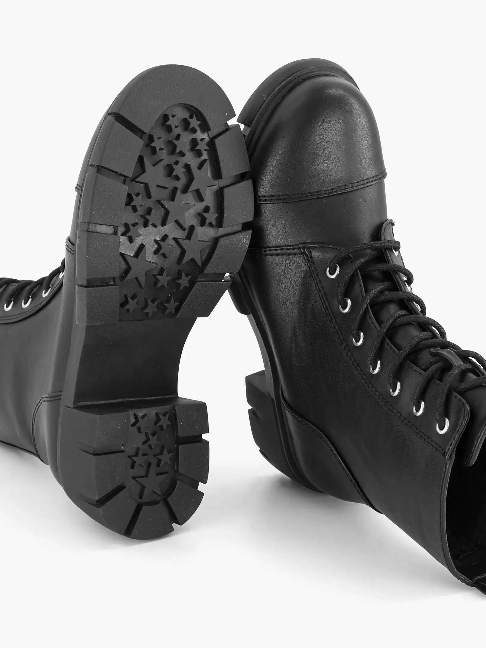 Jungenschuhe | Oxmox Schwarzer Spitzenstiefel