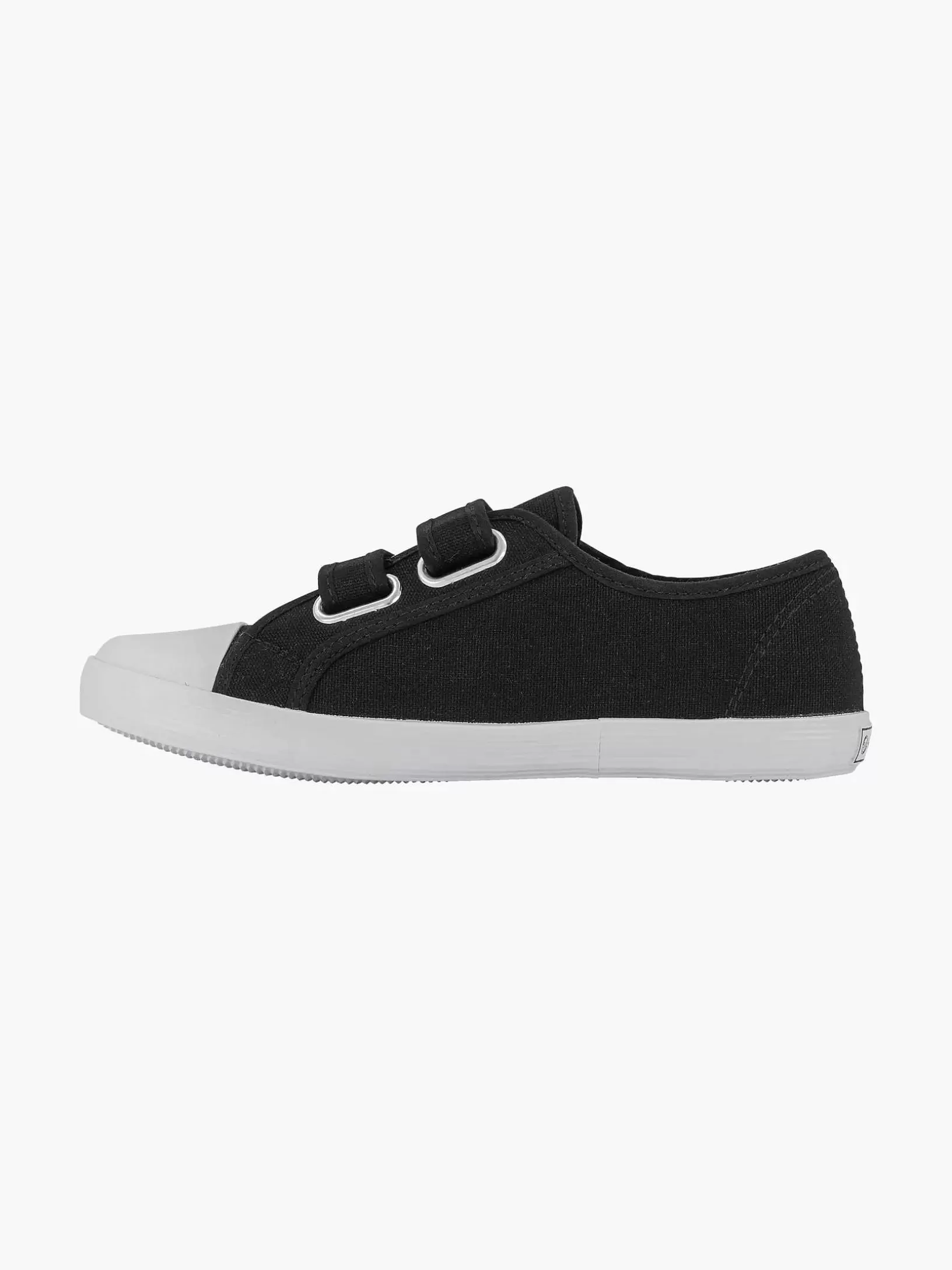 Jungenschuhe | Vty Schwarzer Turnschuh Mit Klettverschluss