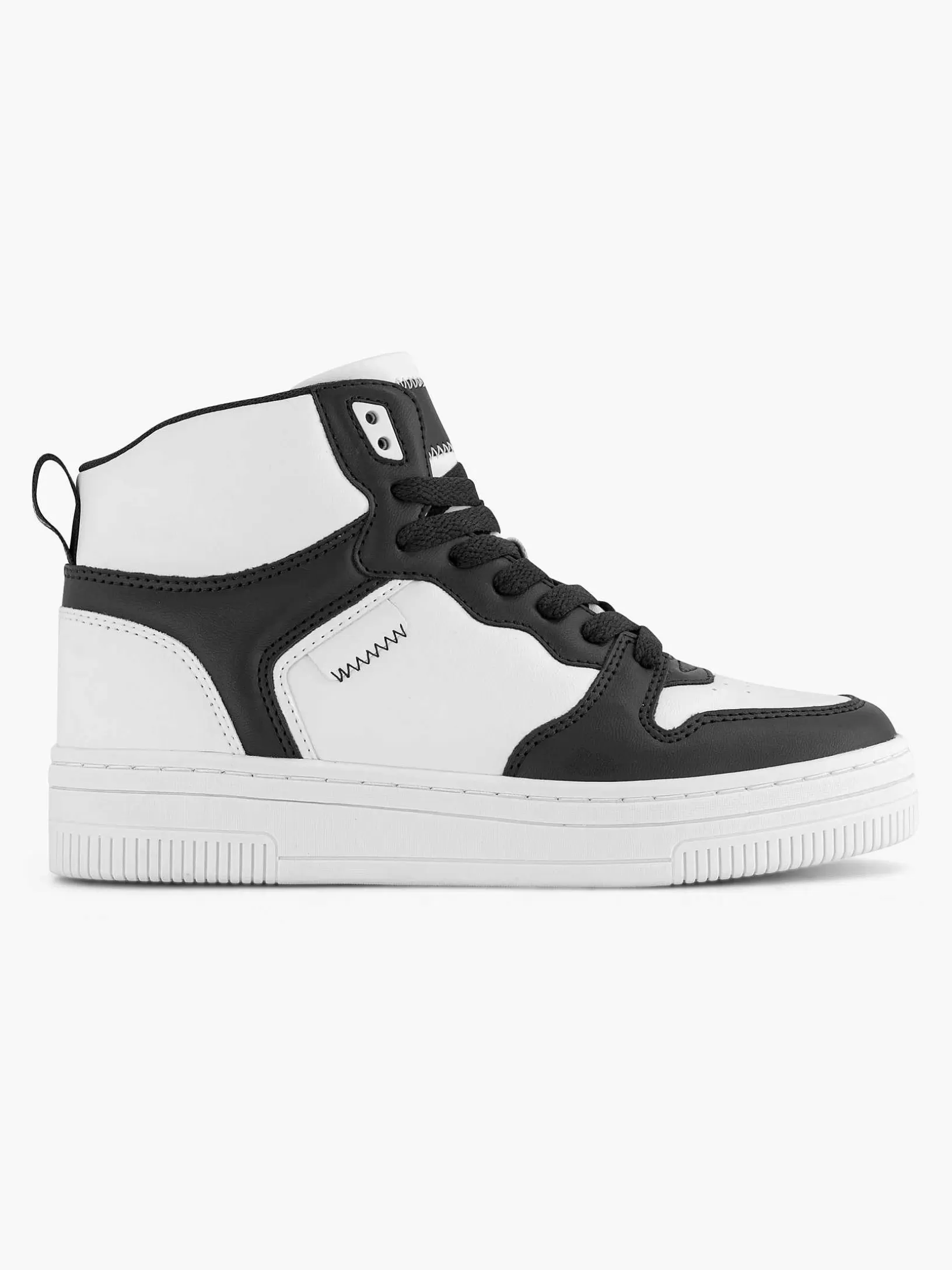 Turnschuhe | Oxmox Schwarz-Weiser Hoher Sneaker