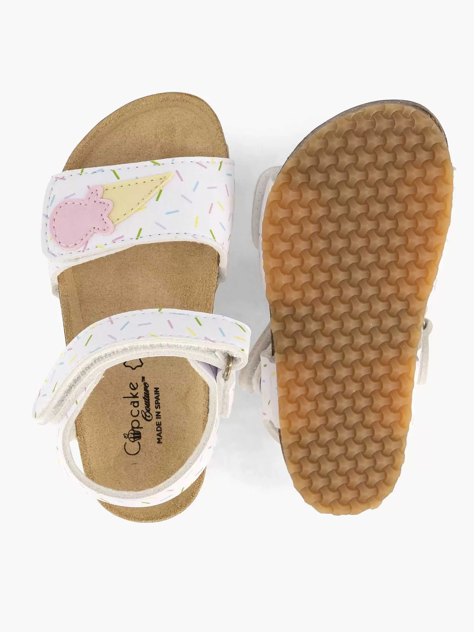 Jungenschuhe | Cupcake Couture Weises Sandaleneis